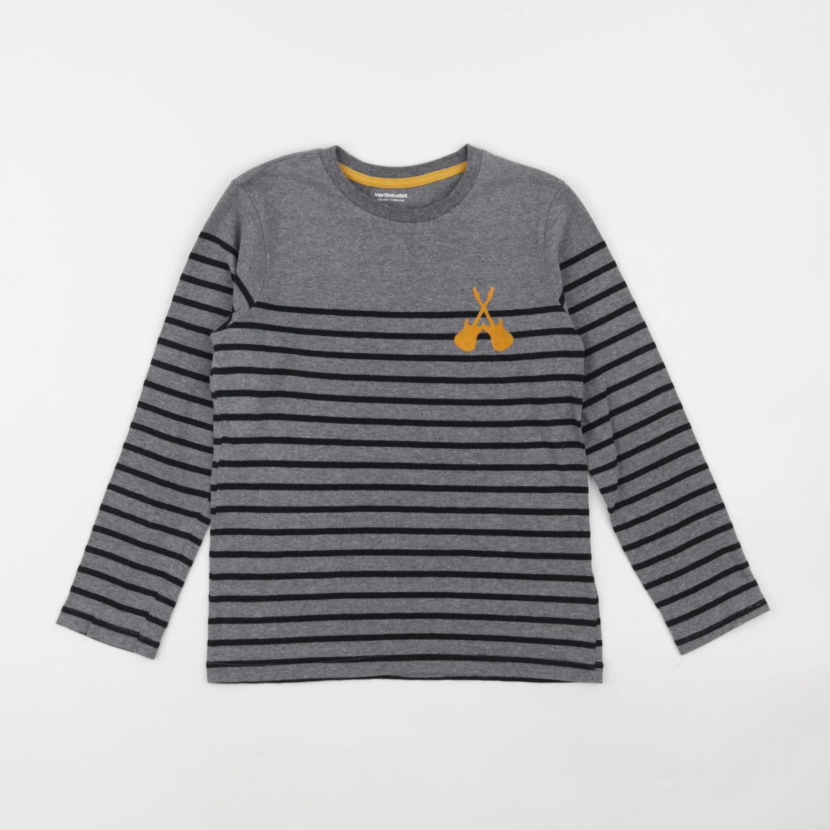Vertbaudet - tee-shirt gris - 10 ans
