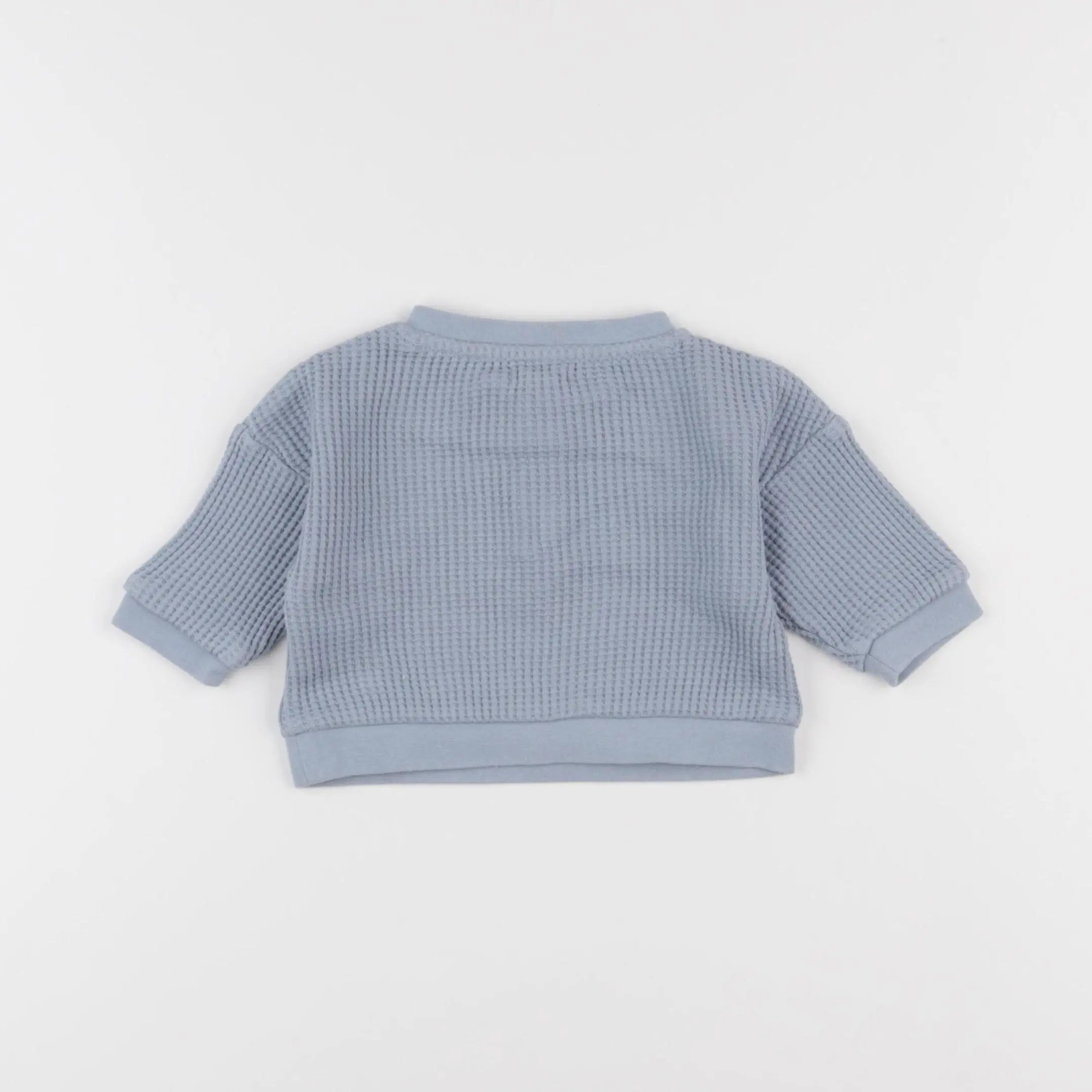 Vertbaudet - sweat bleu - 3 mois