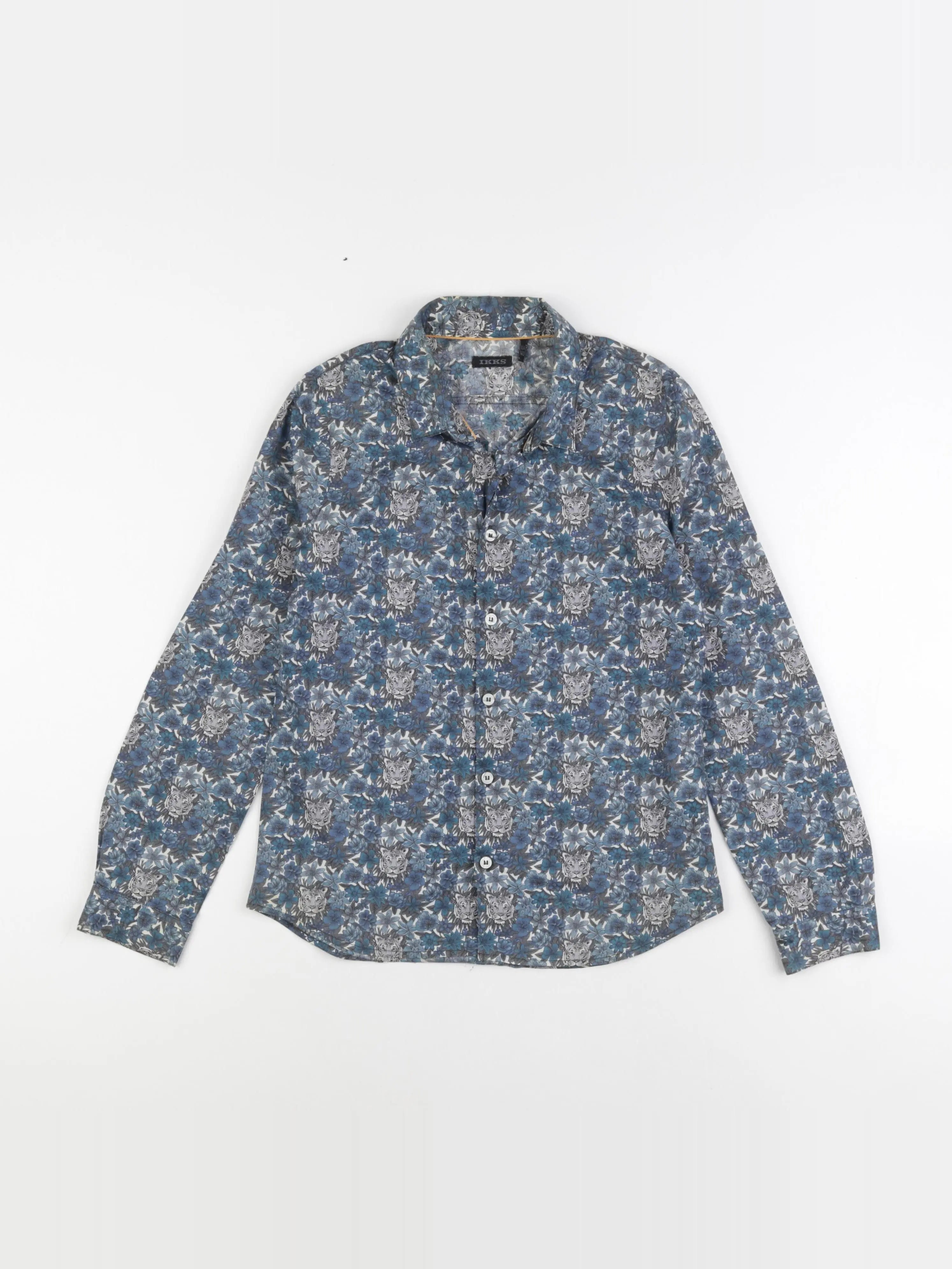 IKKS - chemise bleu - 10 ans
