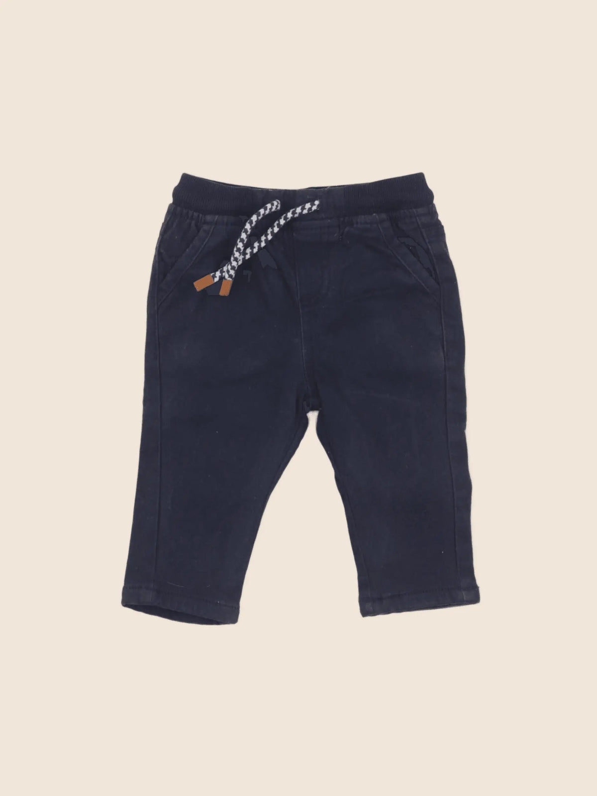 Vertbaudet - pantalon bleu - 6 mois