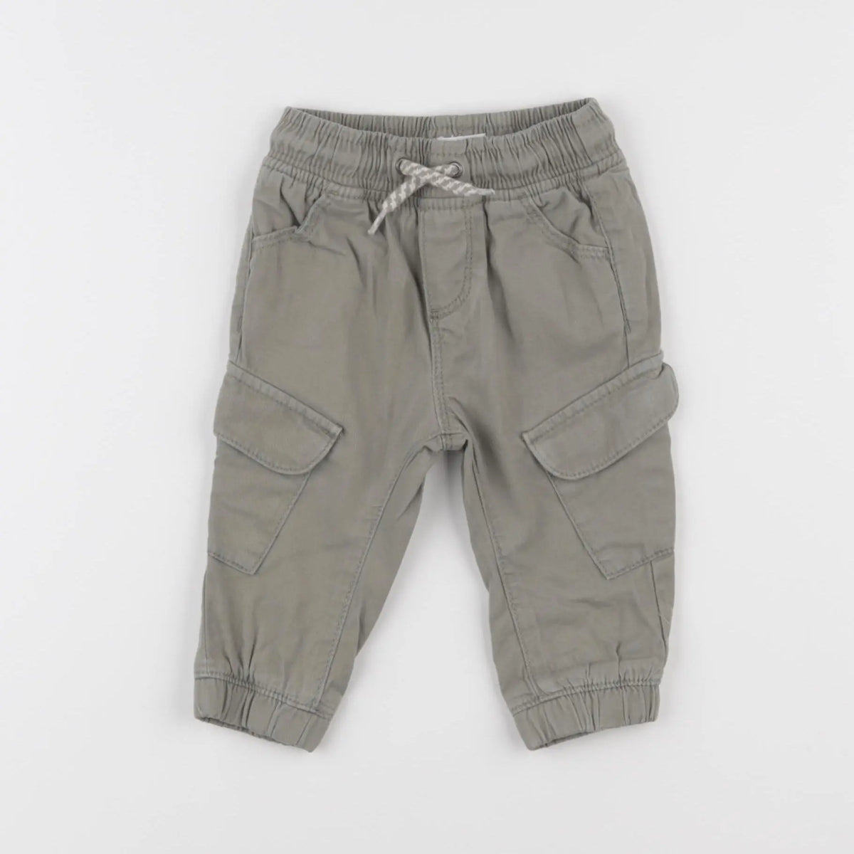 Vertbaudet - pantalon vert - 6 mois