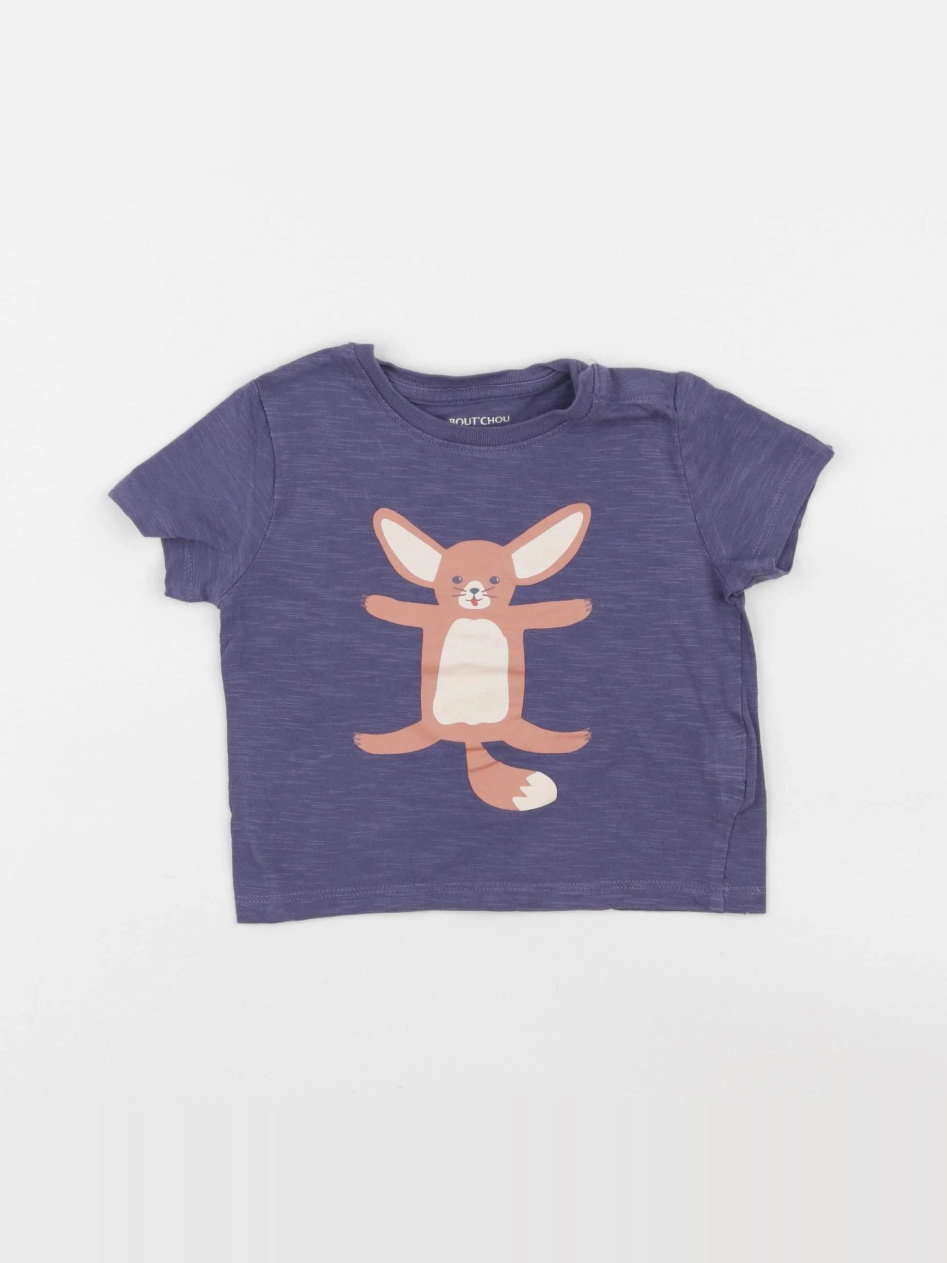 Boutchou - tee-shirt violet - 12 mois