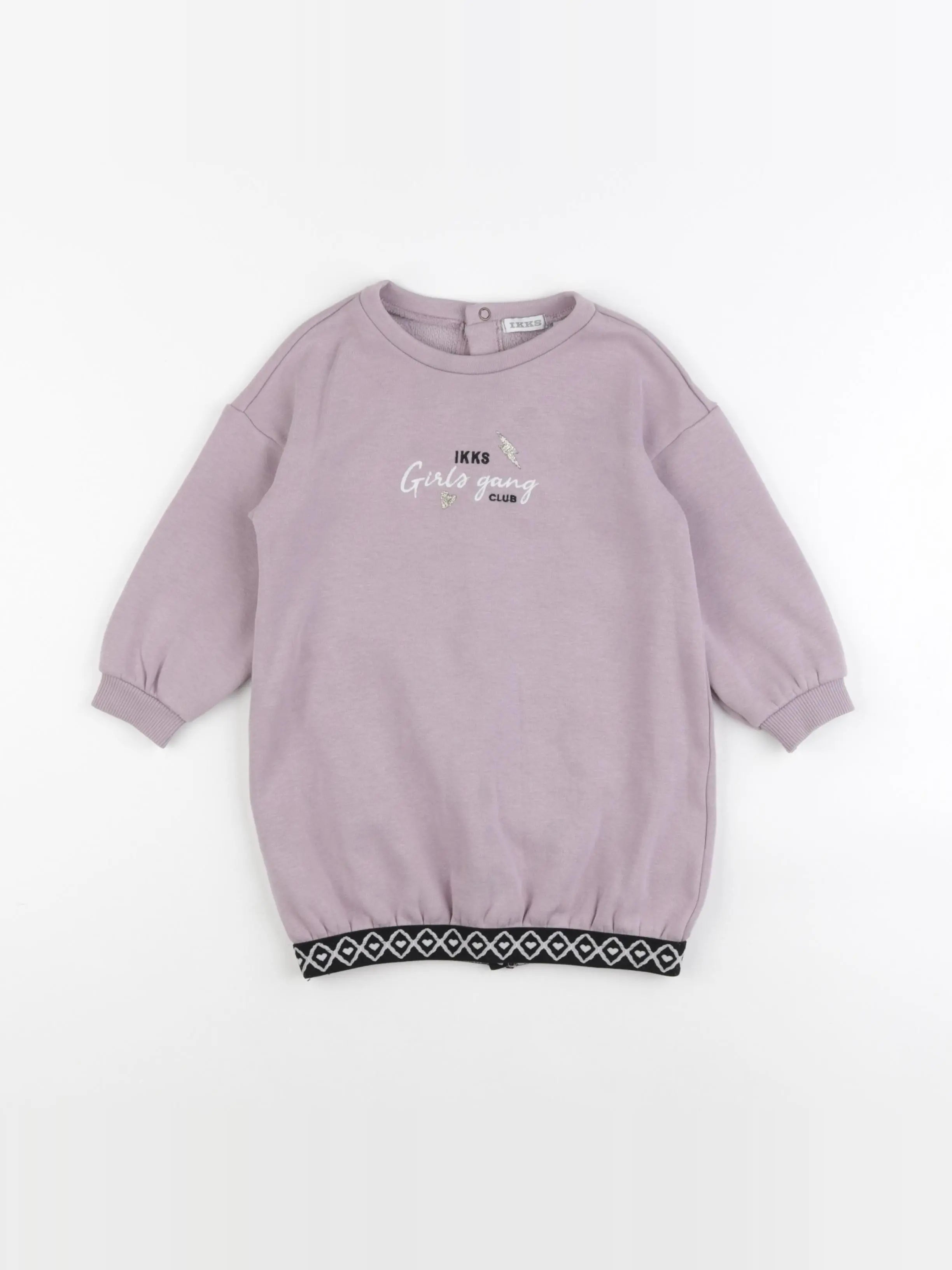 IKKS - robe violet - 2 ans