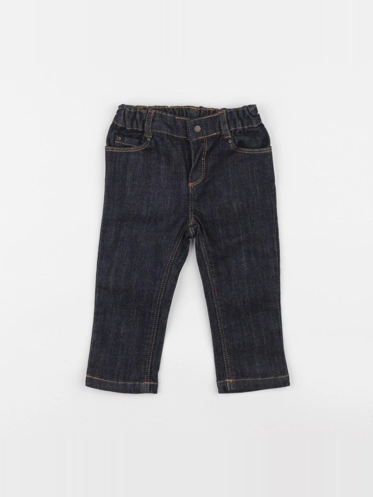 Petit Bateau - jean bleu - 12 mois