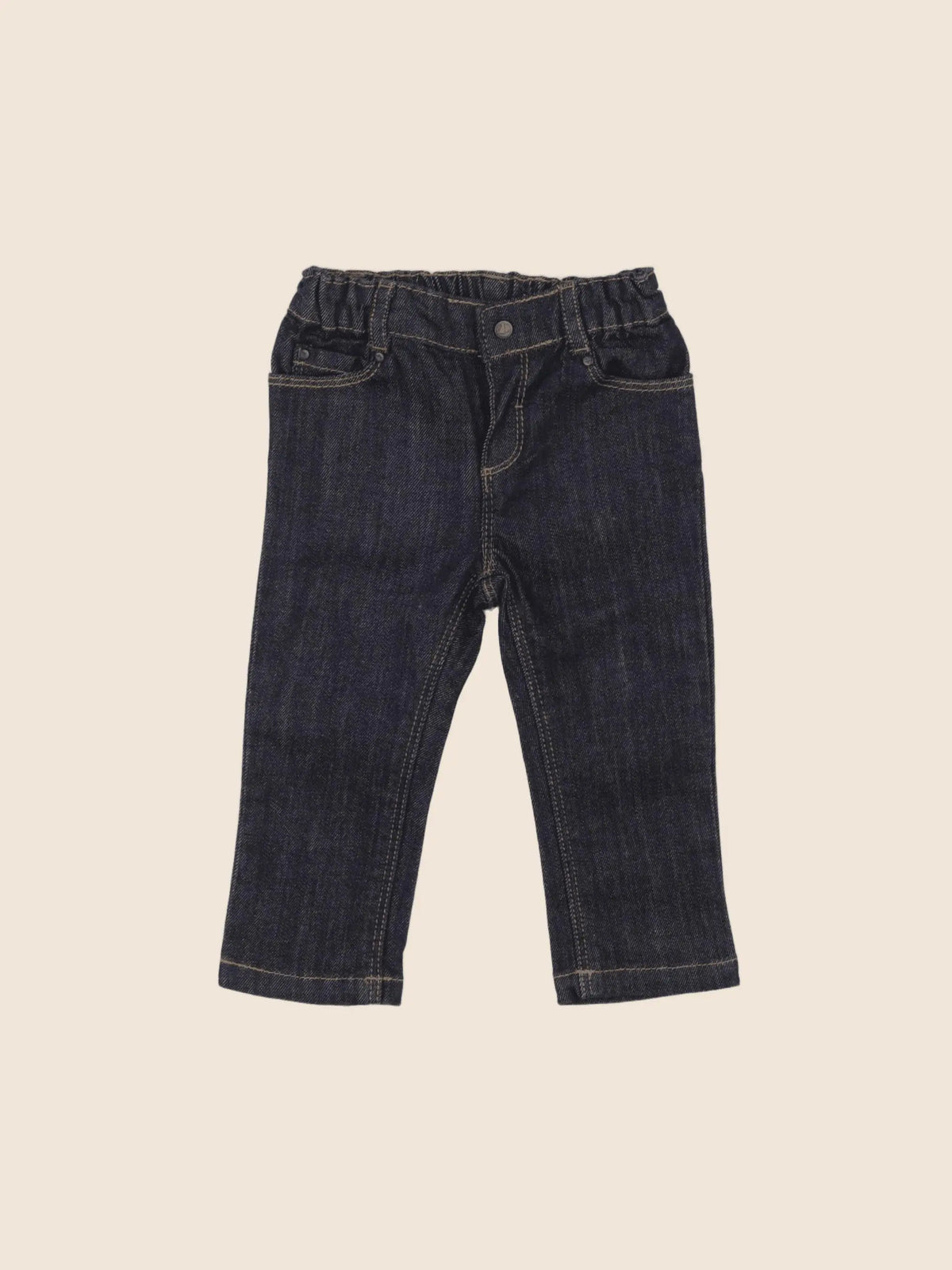 Petit Bateau - jean bleu - 12 mois