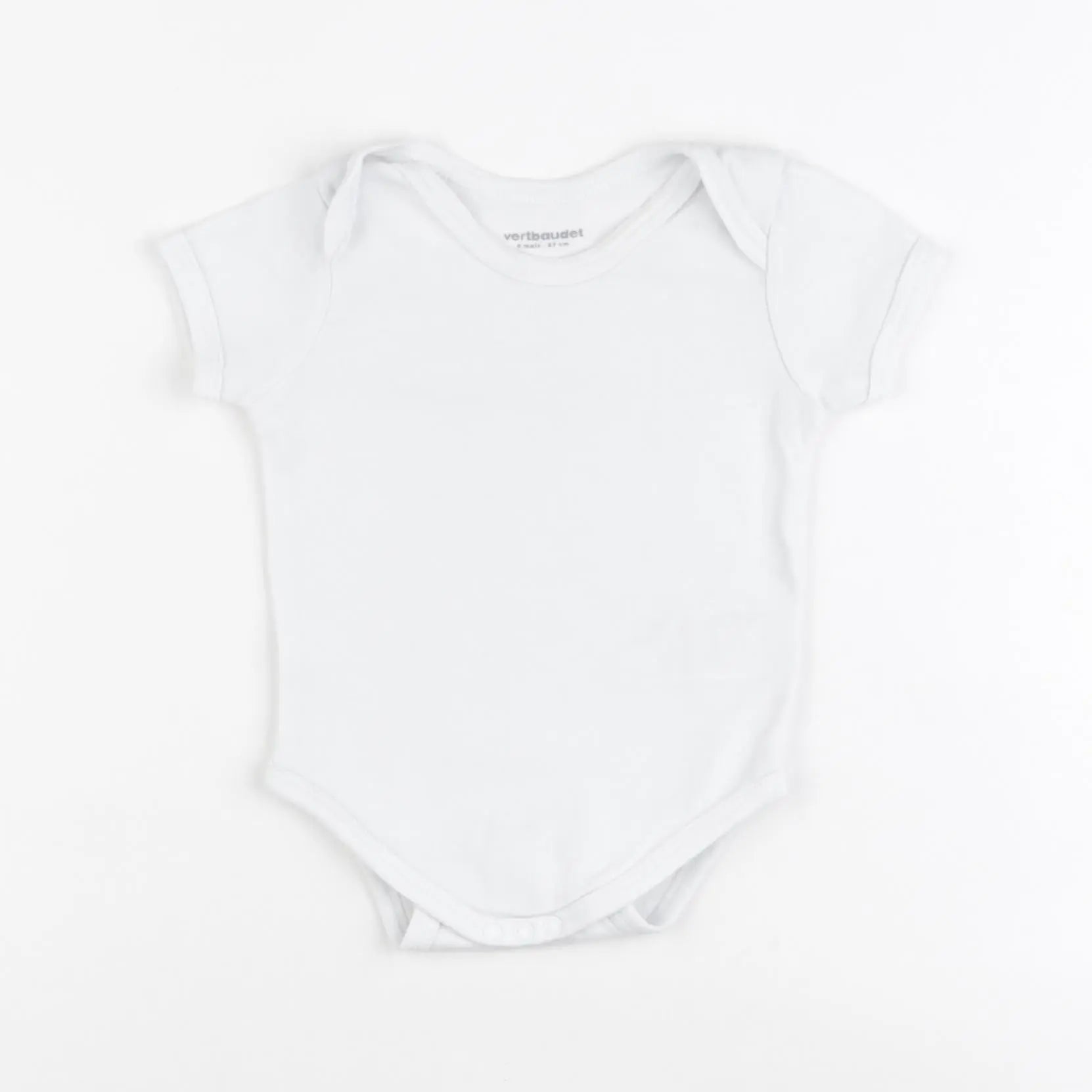 Vertbaudet - body blanc - 6 mois