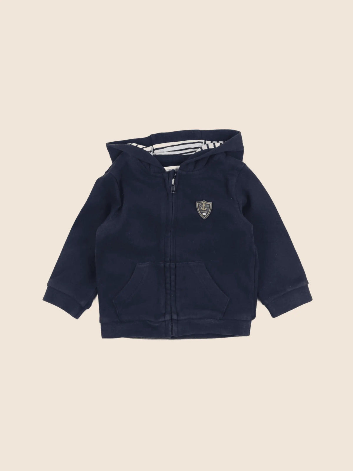 Vertbaudet - sweat bleu - 6 mois