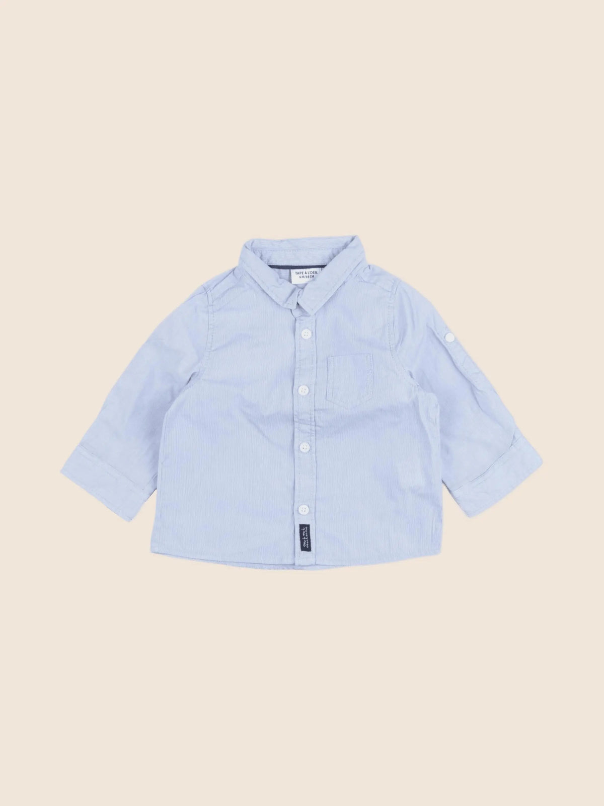 Tape à l'oeil - chemise bleu - 6 mois