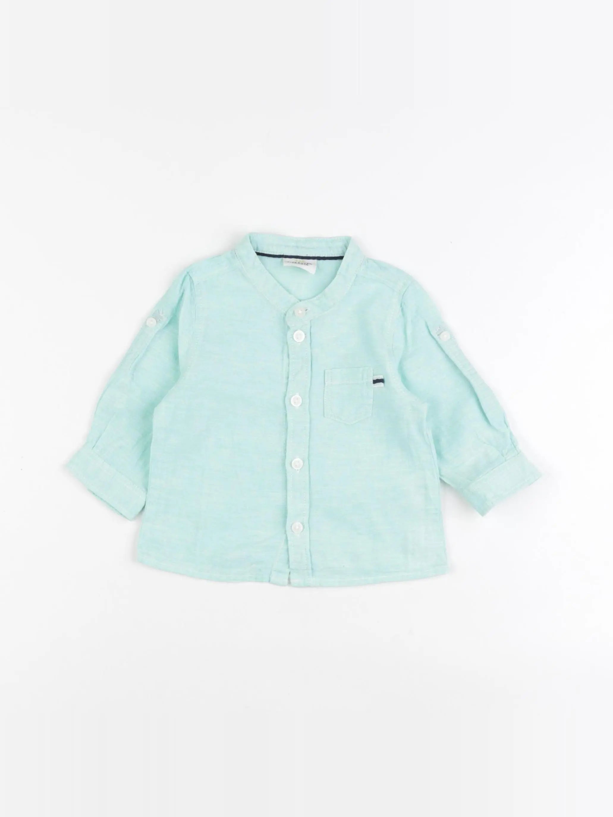 Tape à l'oeil - chemise vert - 6 mois