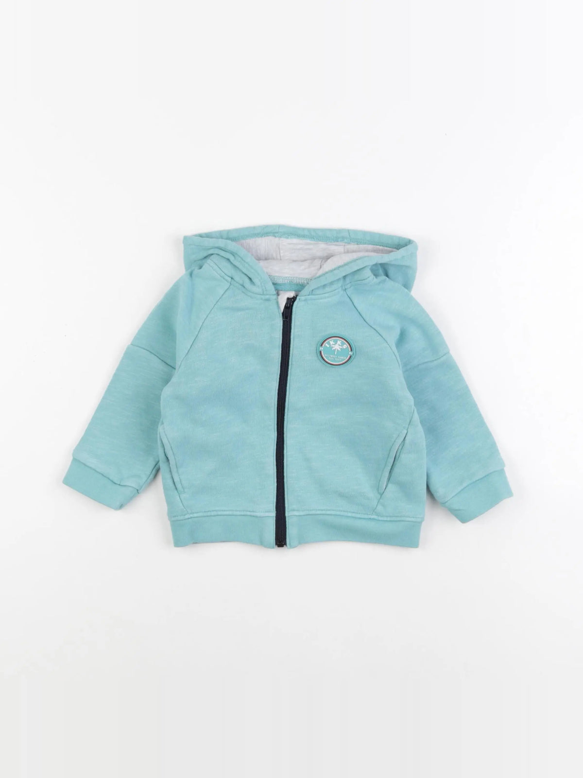 IKKS - sweat imprimé au dos vert - 12 mois