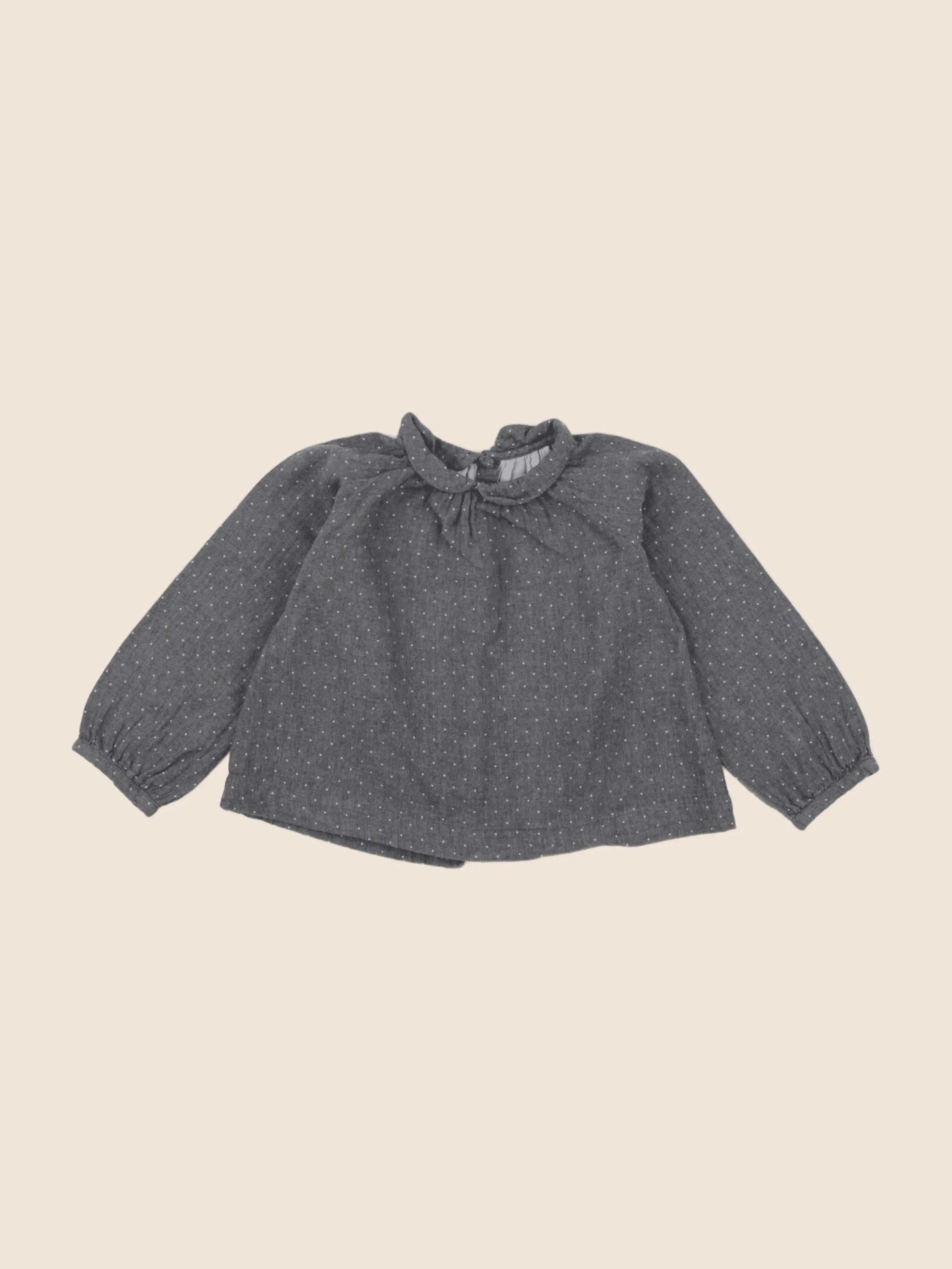 Jacadi - blouse gris - 24 mois
