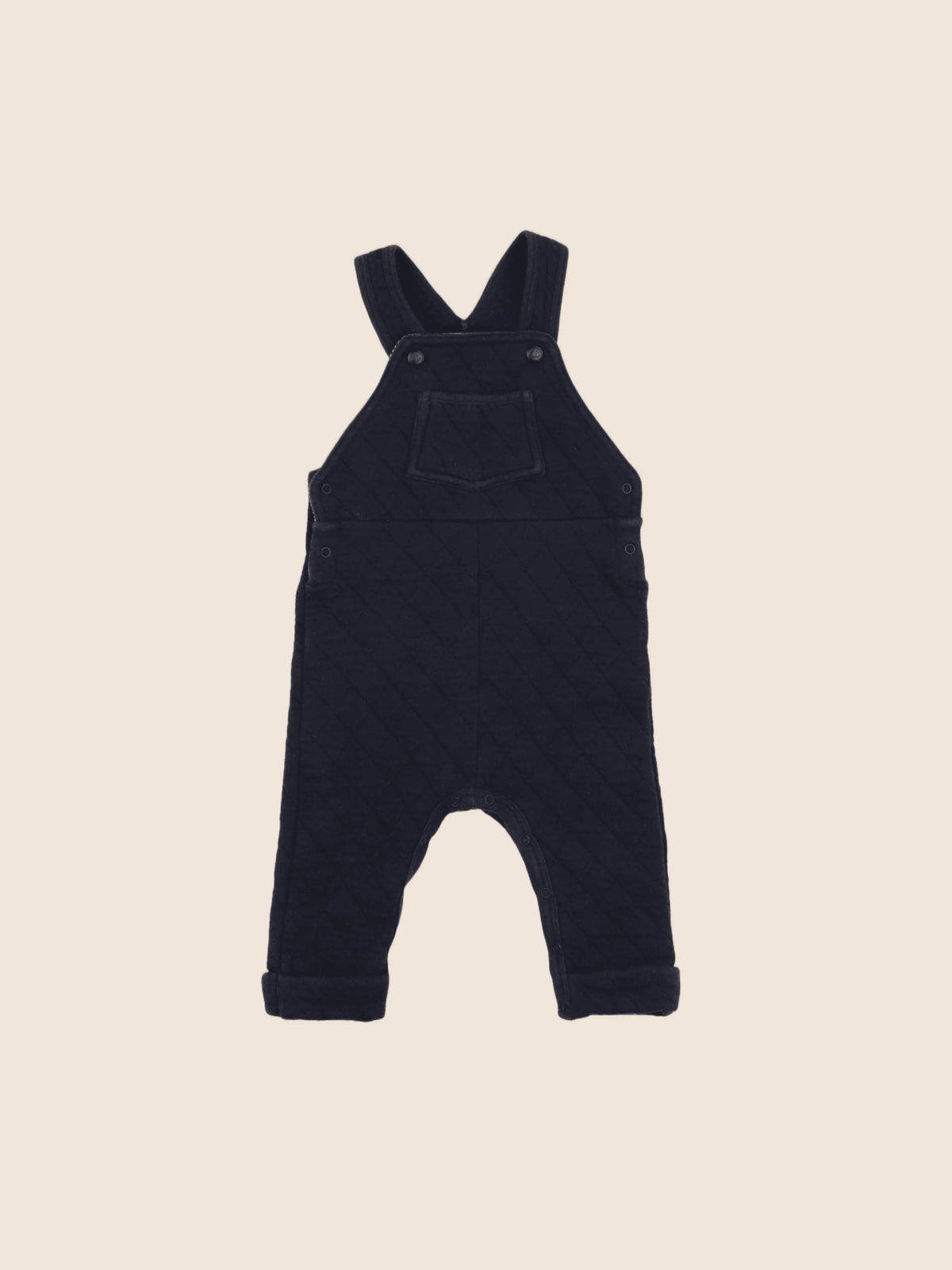 Petit Bateau - salopette bleu - 12 mois