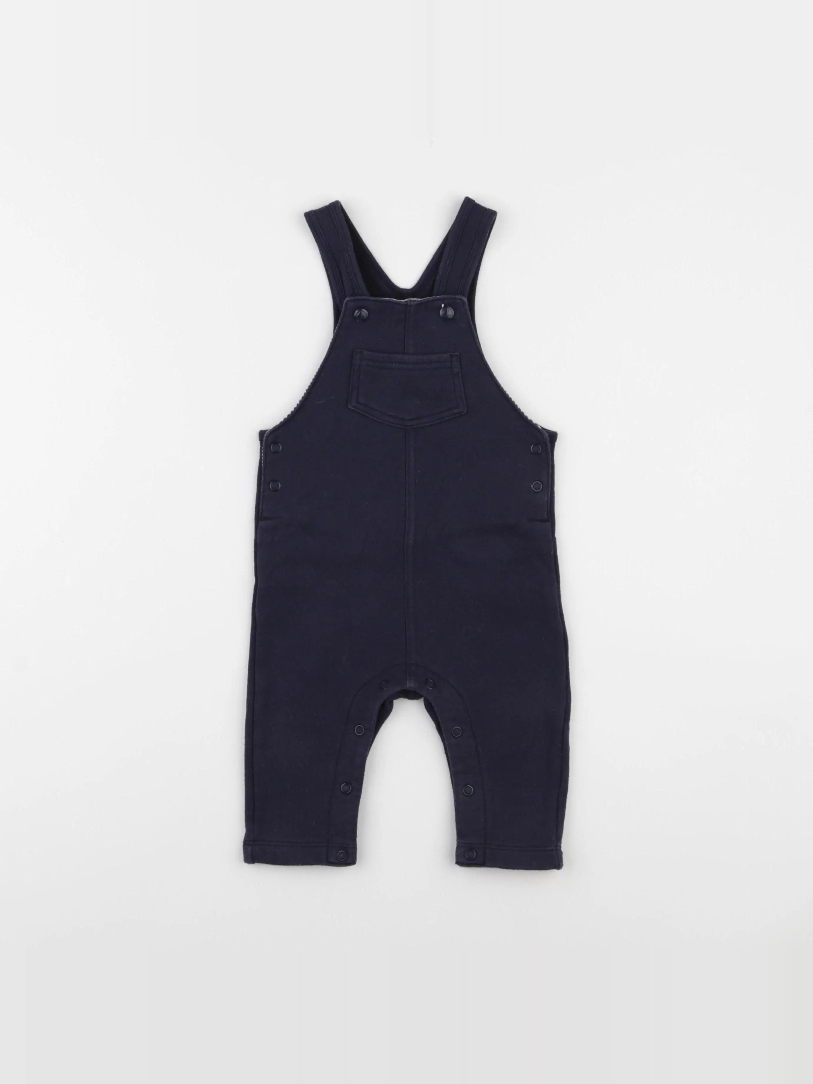 Petit Bateau - salopette bleu - 6 mois