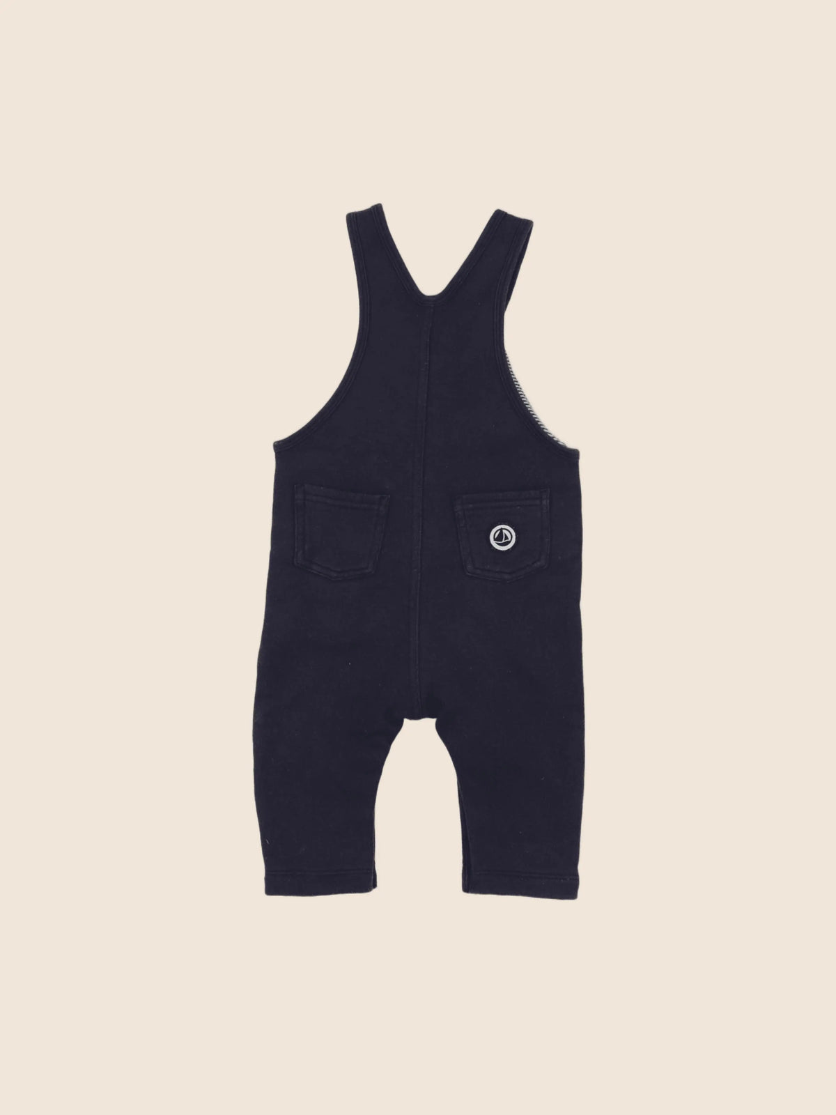 Petit Bateau - salopette bleu - 6 mois