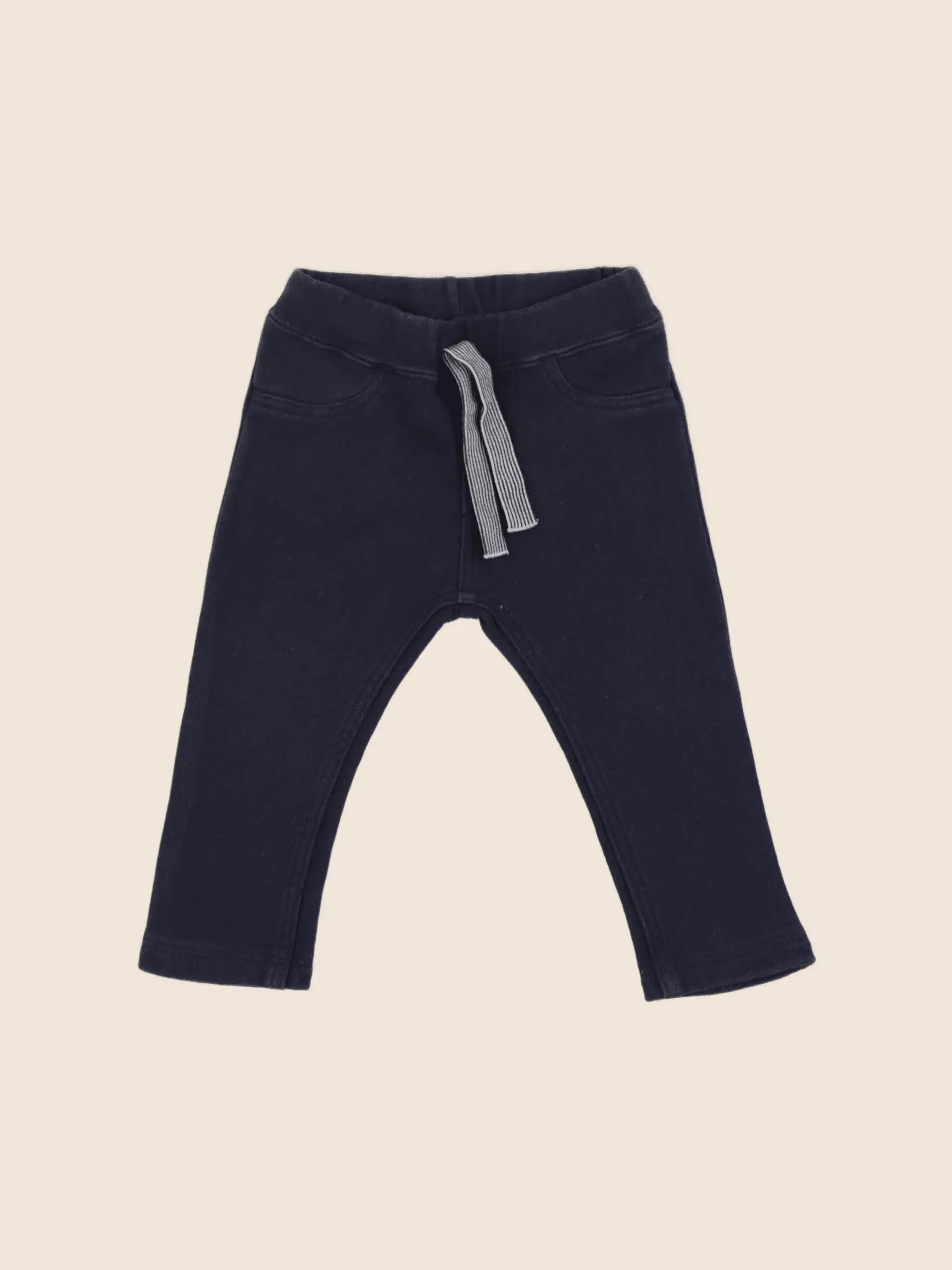 Petit Bateau - pantalon bleu - 6 mois