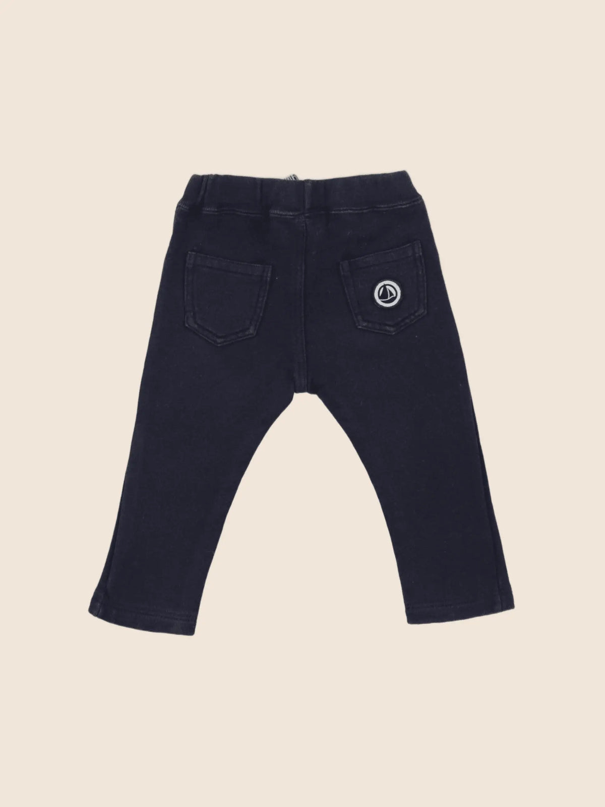 Petit Bateau - pantalon bleu - 6 mois
