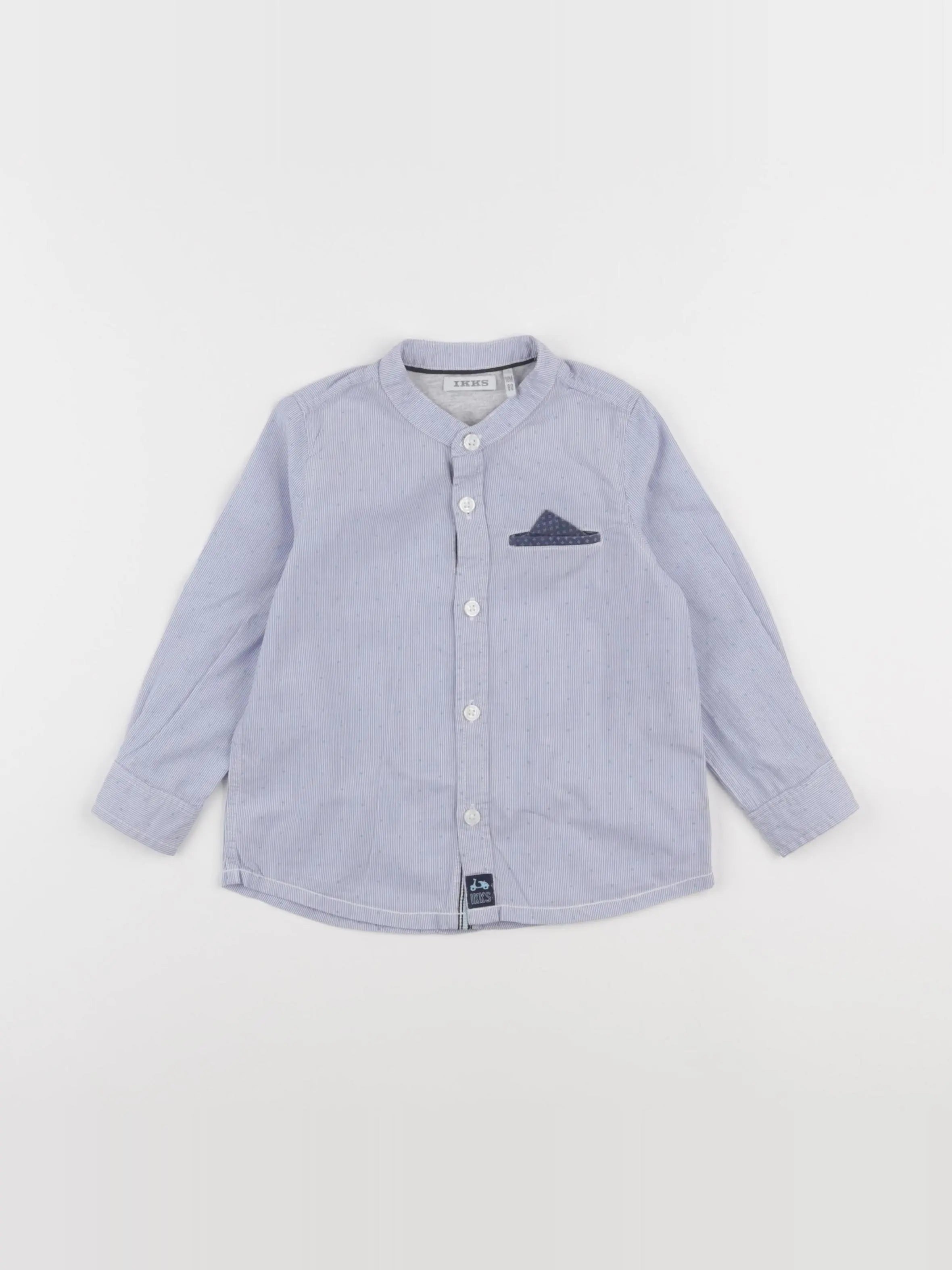 IKKS - chemise bleu - 18 mois