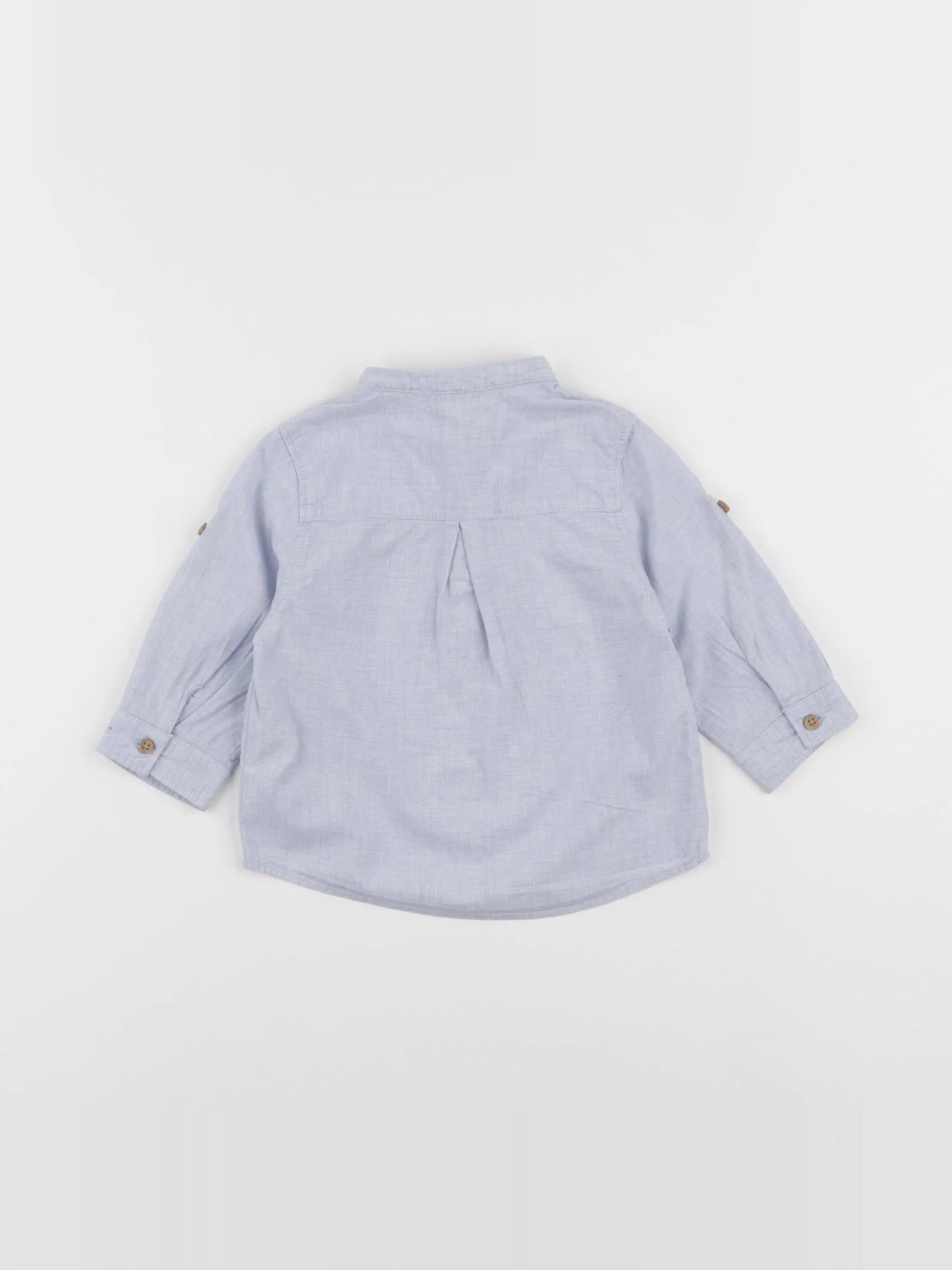 Tape à l'oeil - chemise bleu - 6 mois