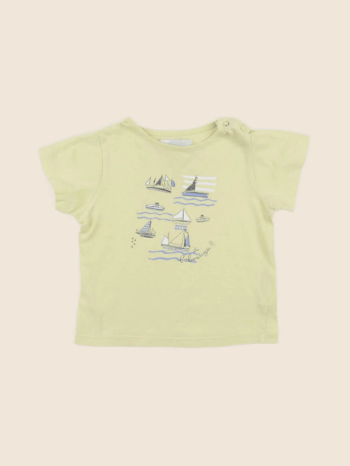 Cadet Rousselle - tee-shirt jaune - 12 mois