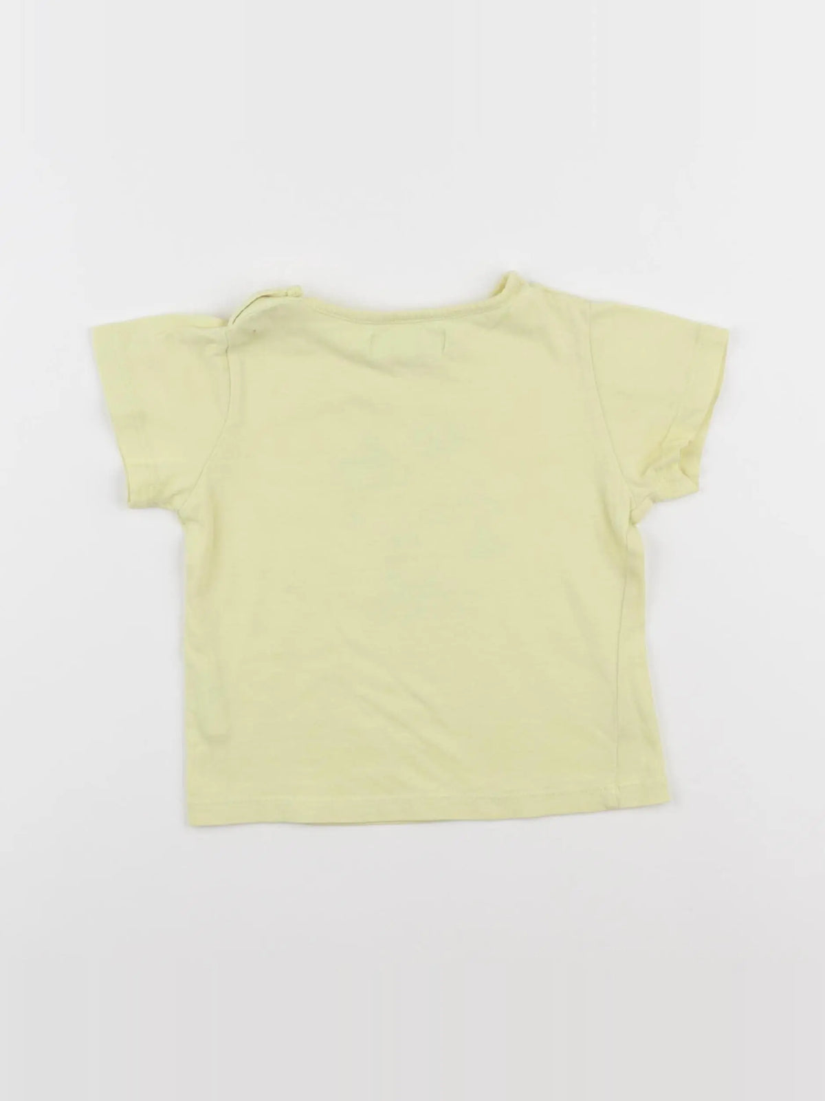 Cadet Rousselle - tee-shirt jaune - 12 mois