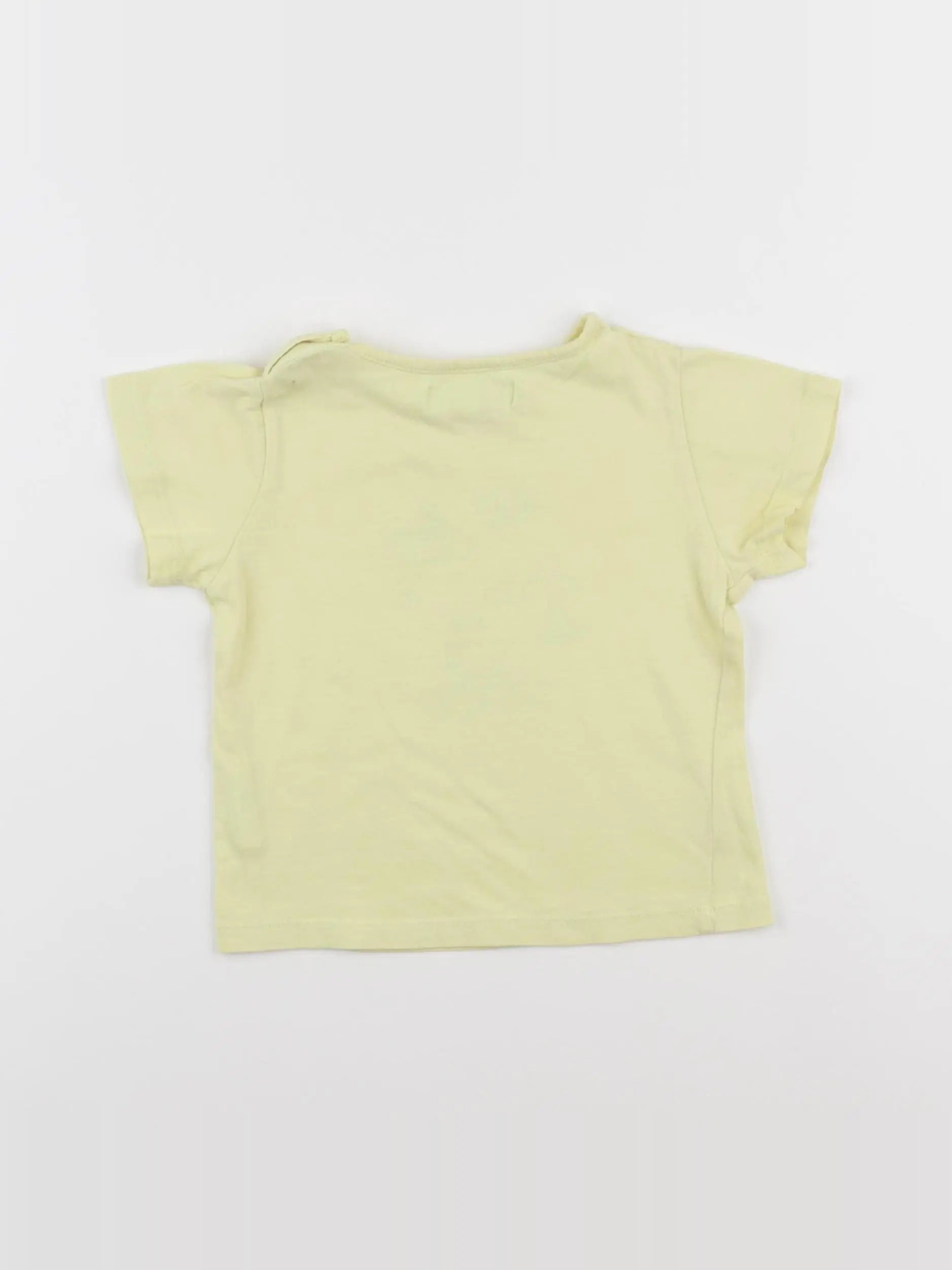 Cadet Rousselle - tee-shirt jaune - 12 mois