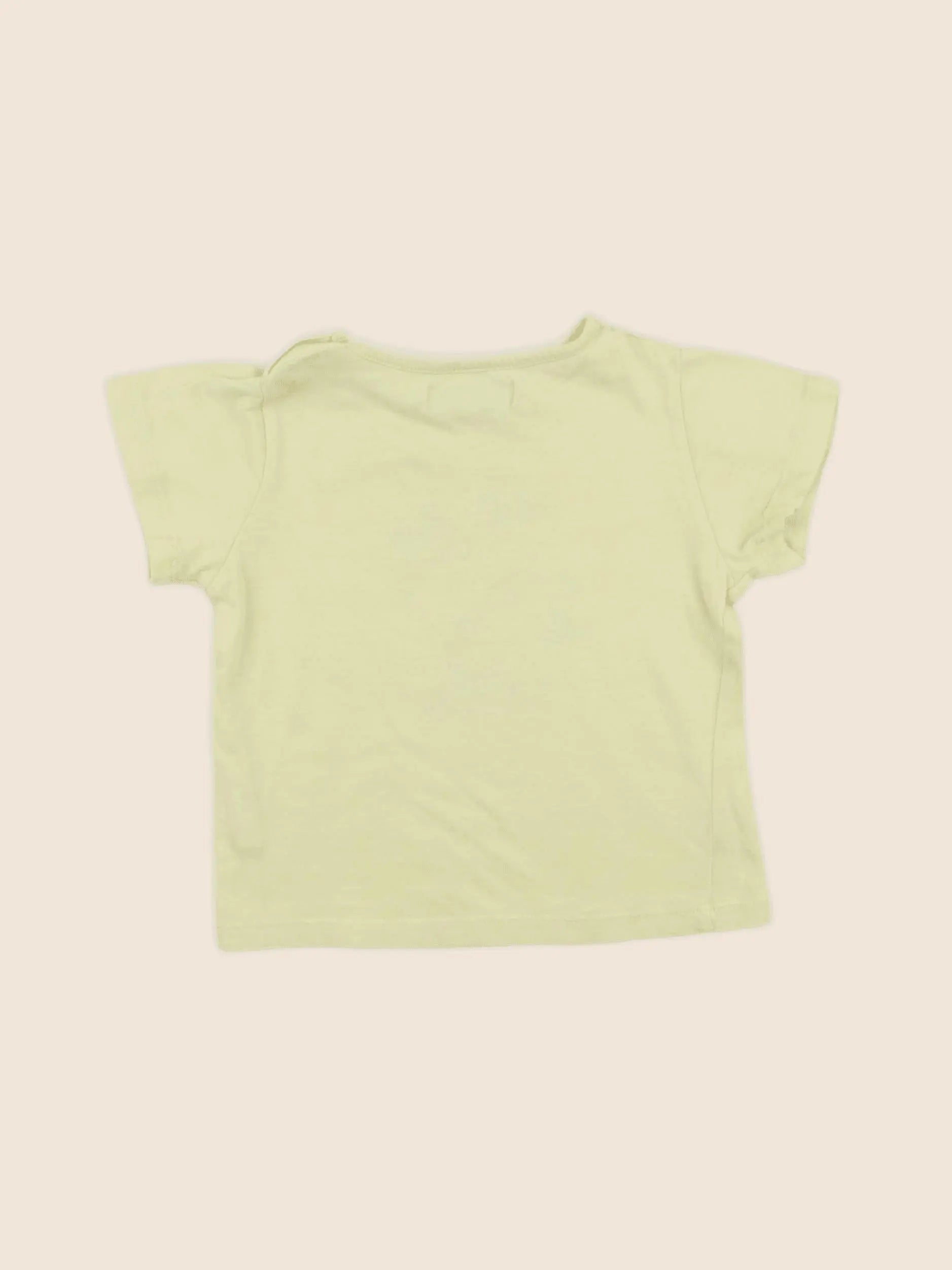Cadet Rousselle - tee-shirt jaune - 12 mois