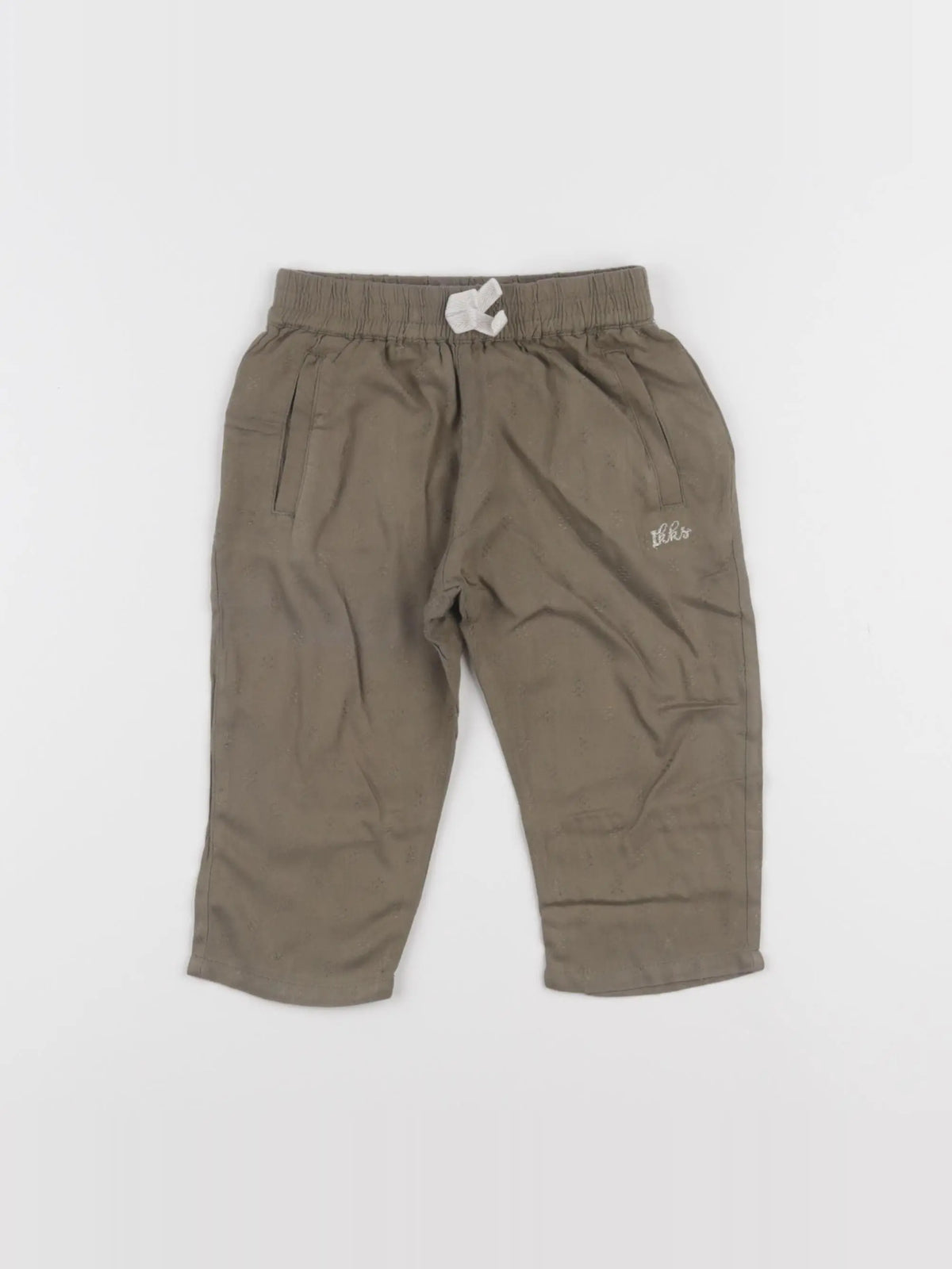 IKKS - pantalon vert - 12 mois