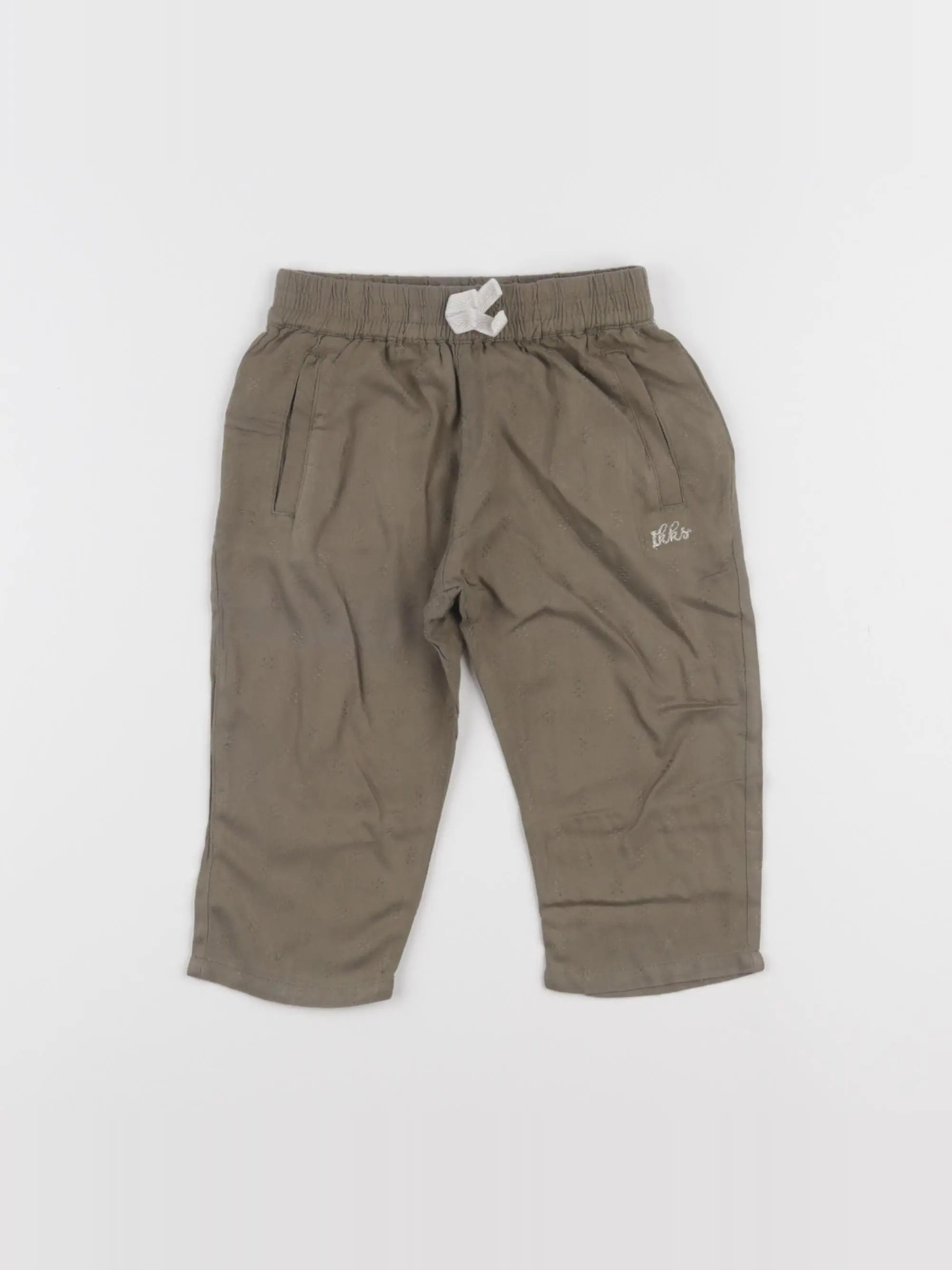 IKKS - pantalon vert - 12 mois
