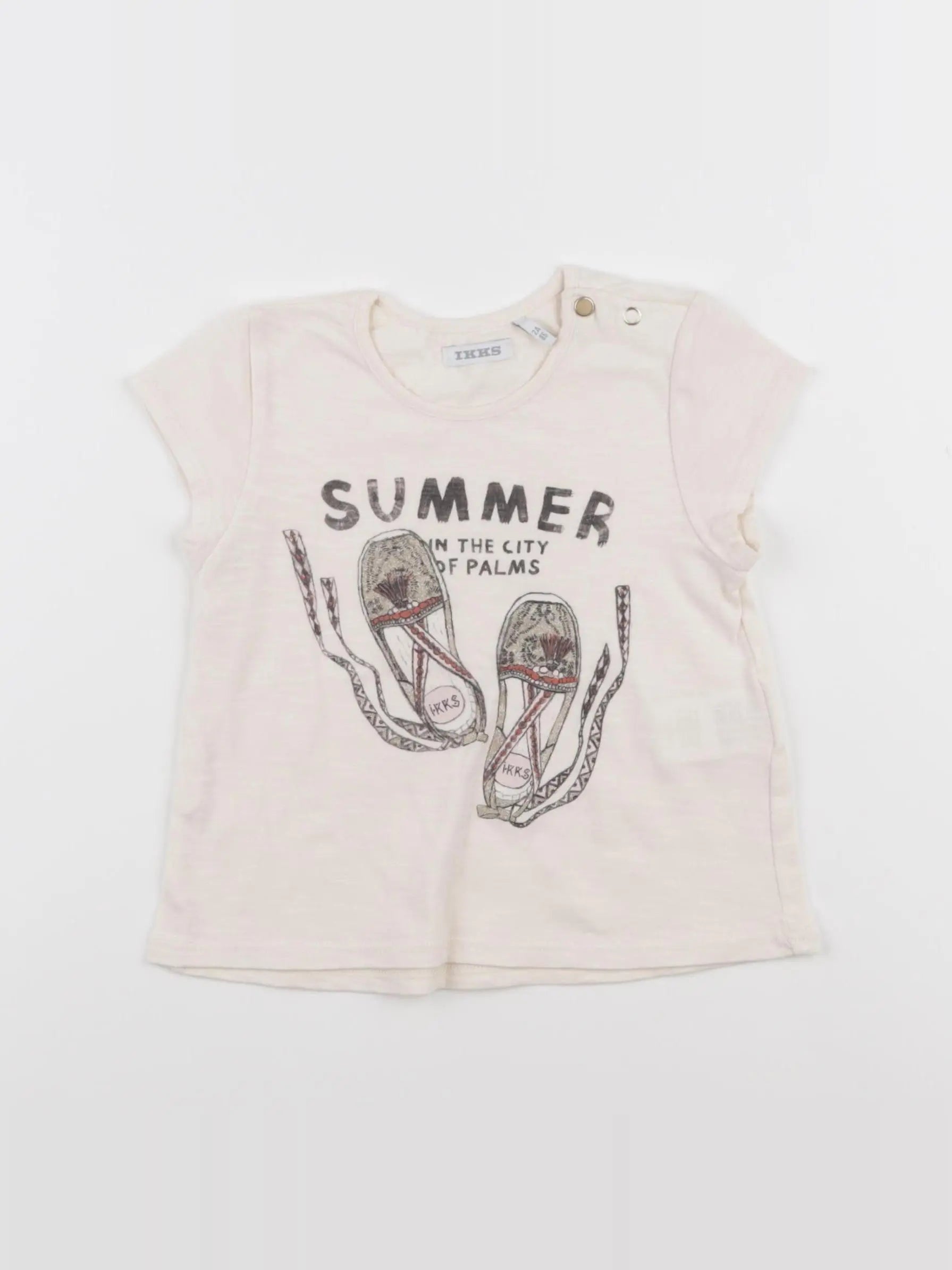 IKKS - tee-shirt multicolore - 2 ans