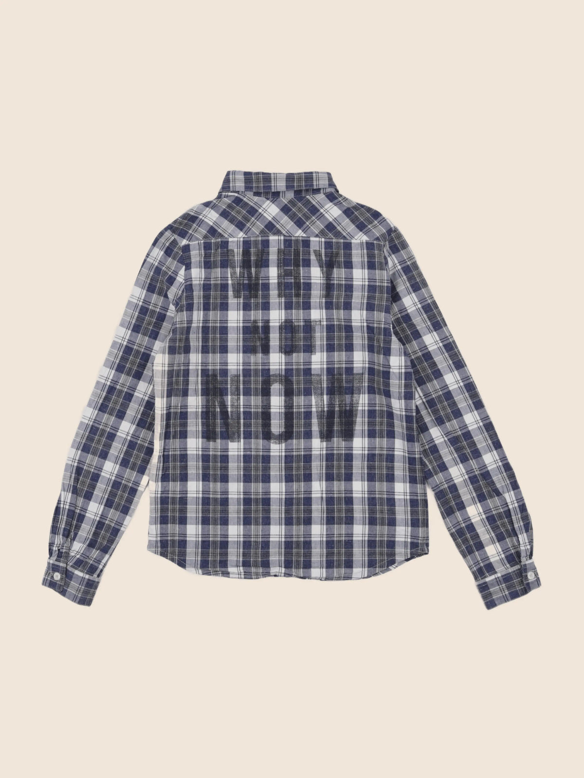 IKKS - chemise imprimé au dos bleu - 10 ans
