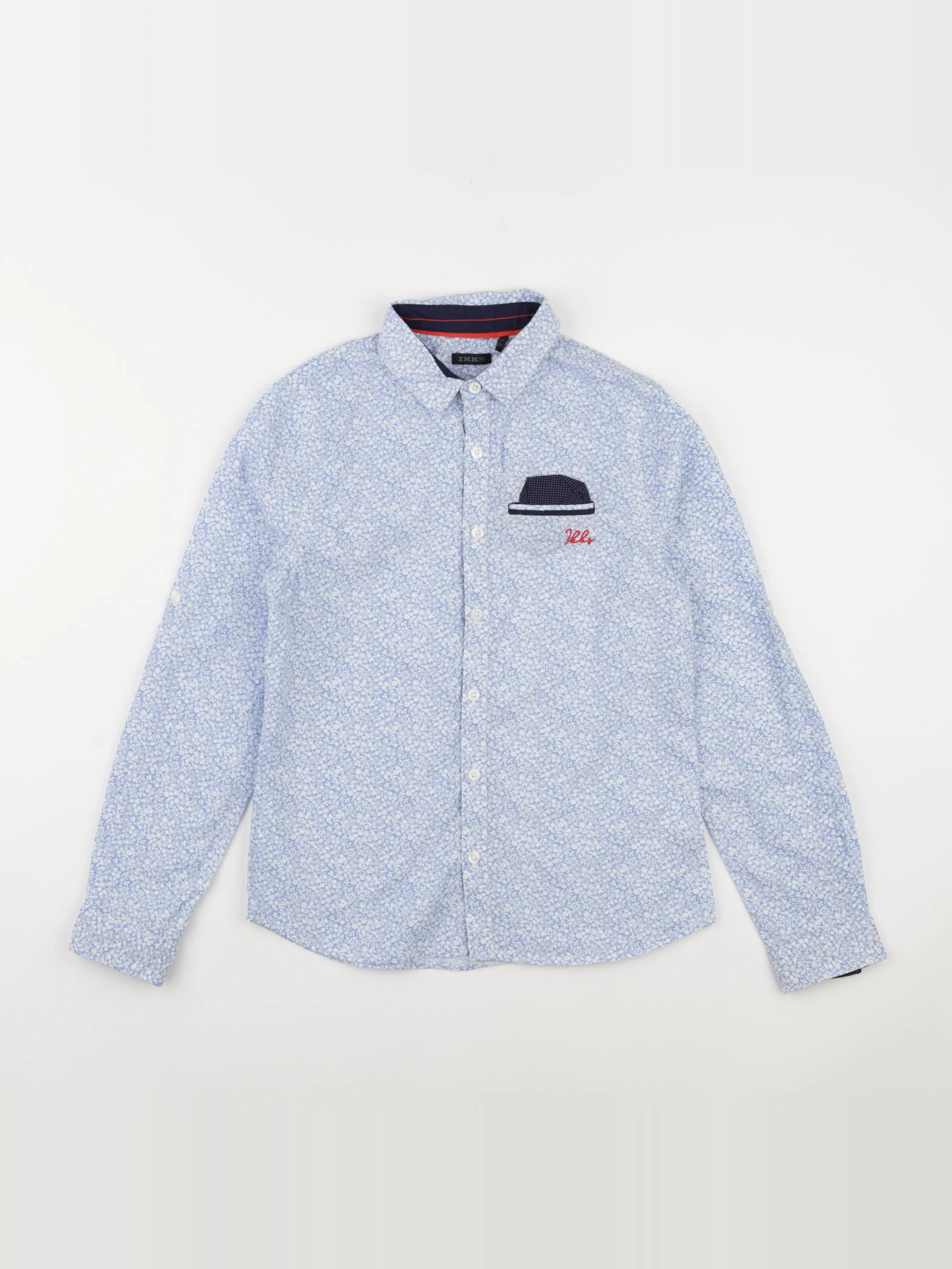 IKKS - chemise bleu - 10 ans