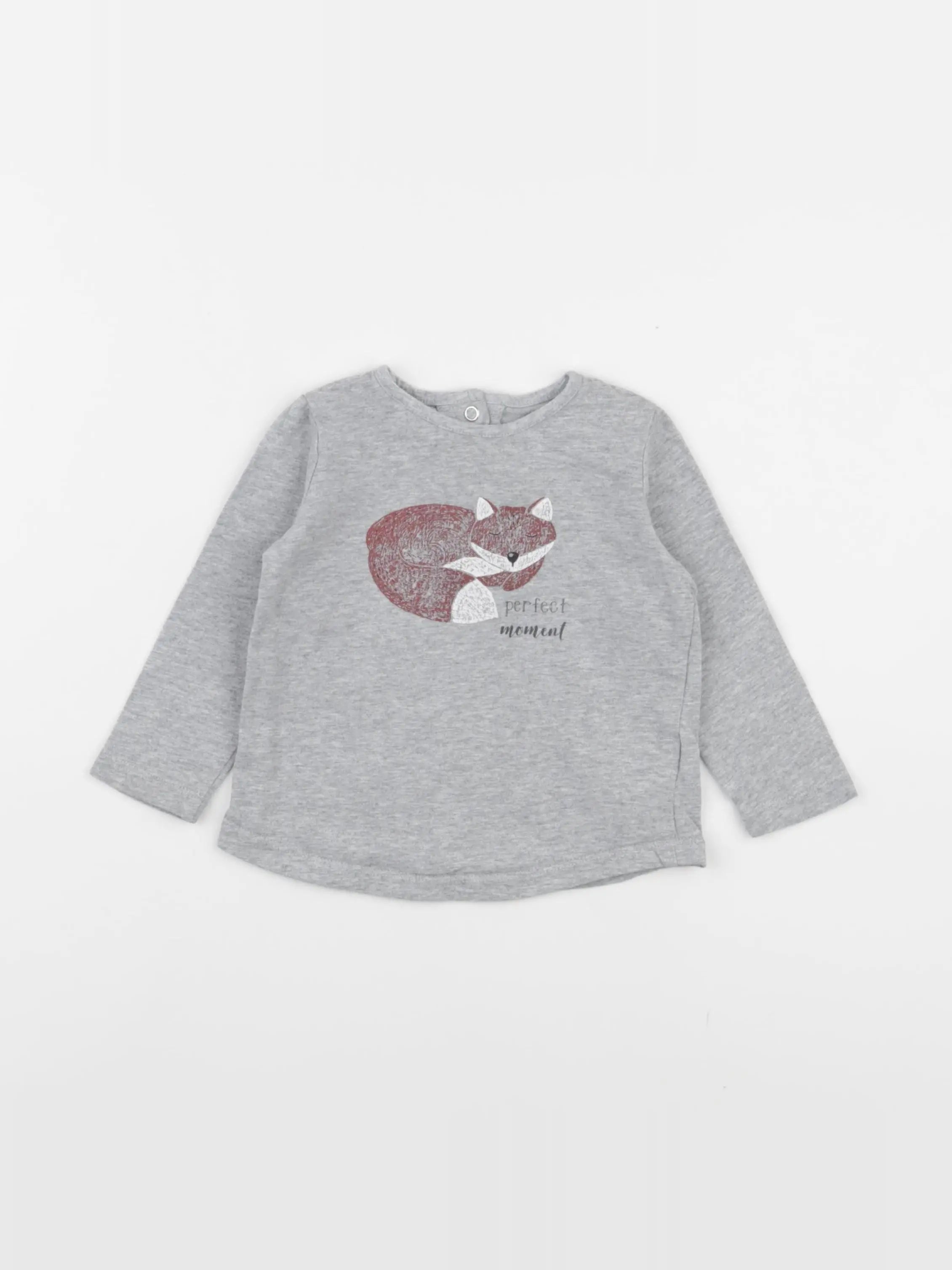 La Redoute - tee-shirt gris - 9 mois
