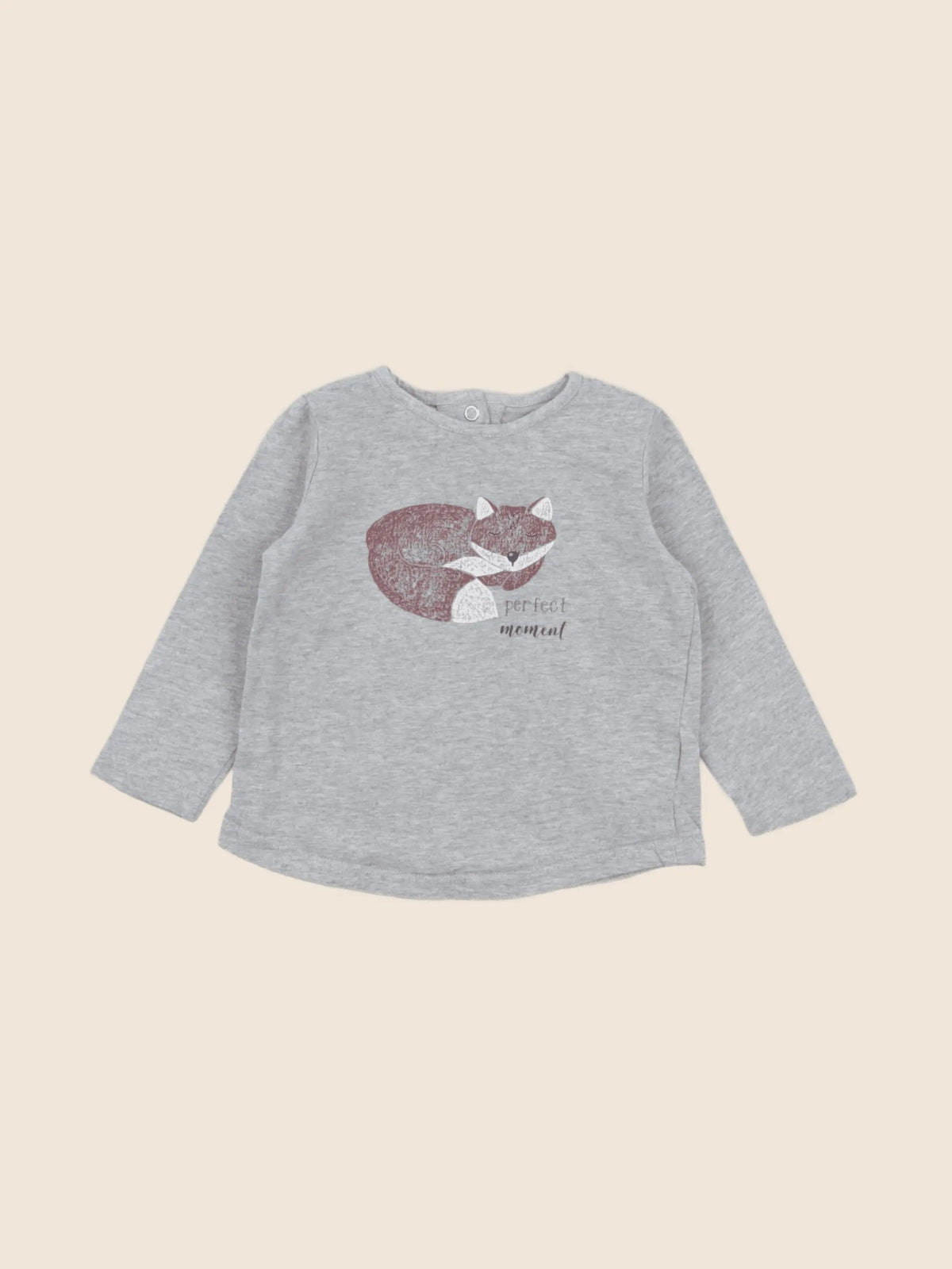 La Redoute - tee-shirt gris - 9 mois