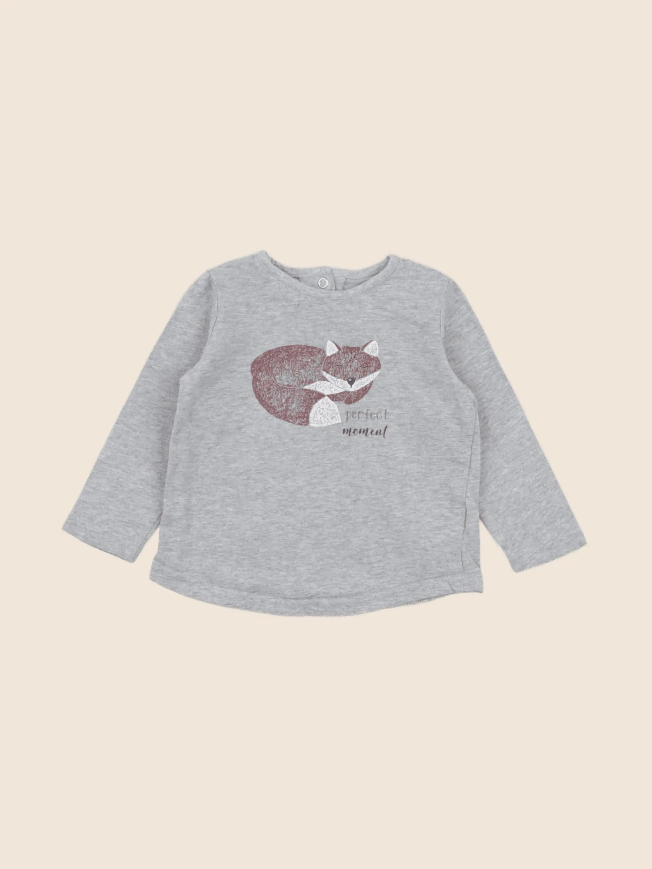 La Redoute - tee-shirt gris - 9 mois