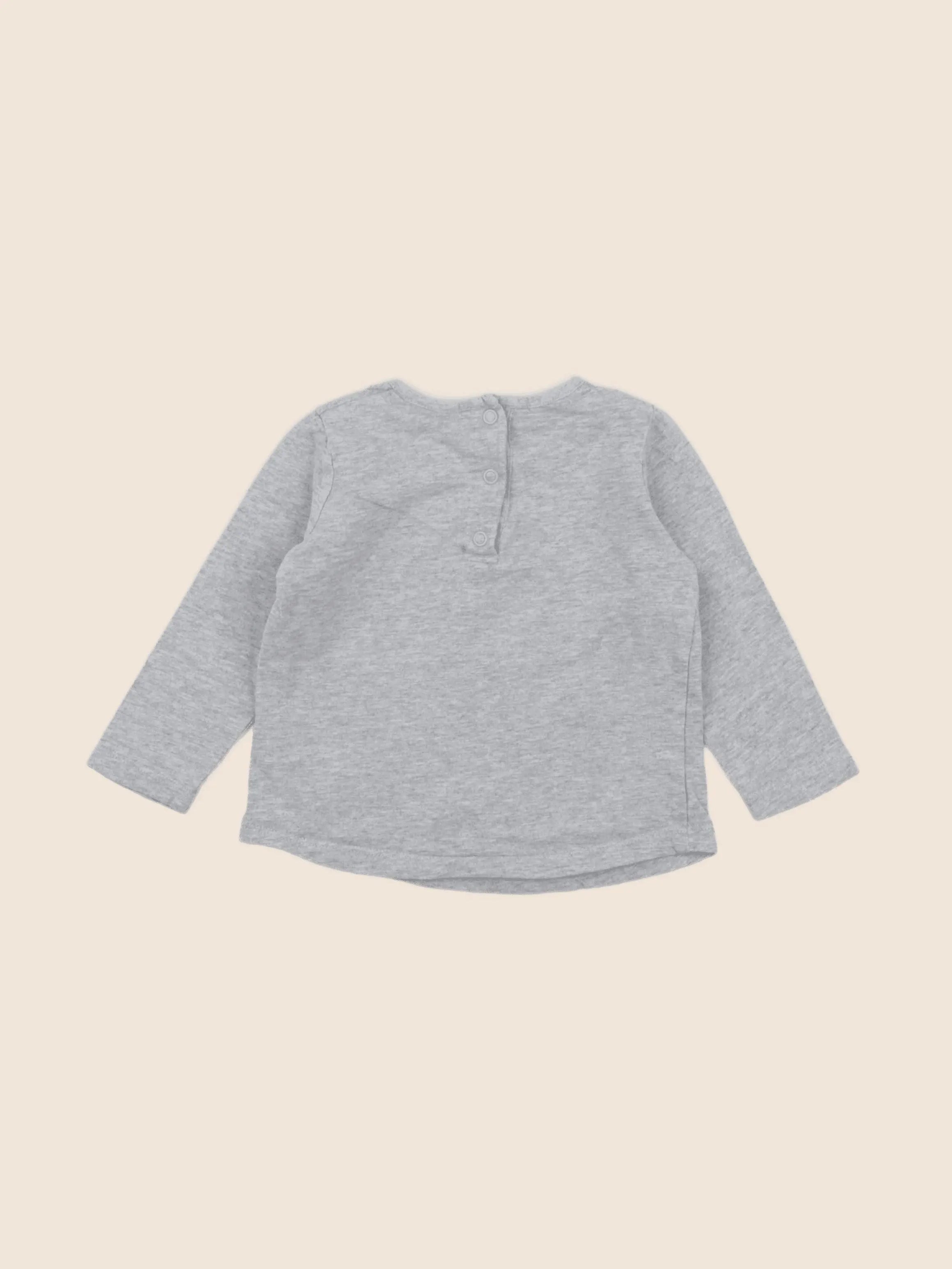 La Redoute - tee-shirt gris - 9 mois