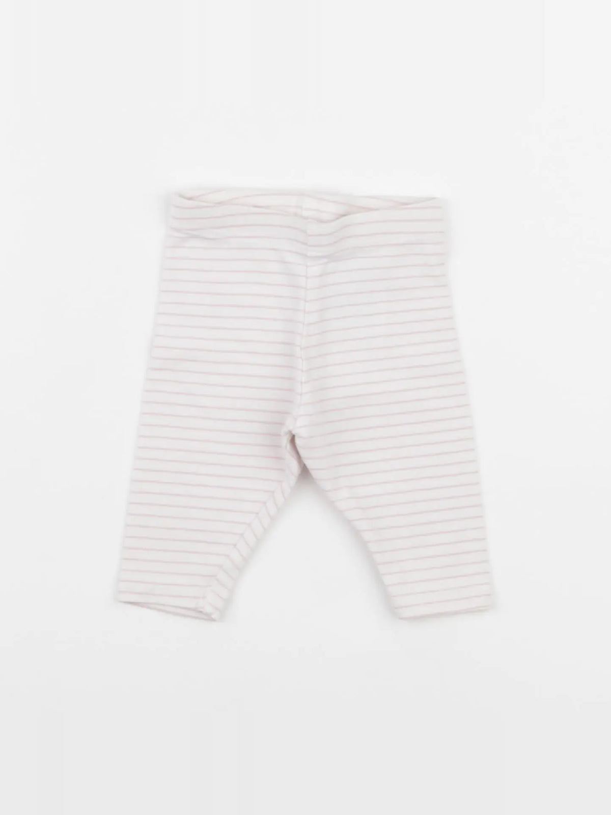 H&M - legging blanc, rose - 0/1 mois