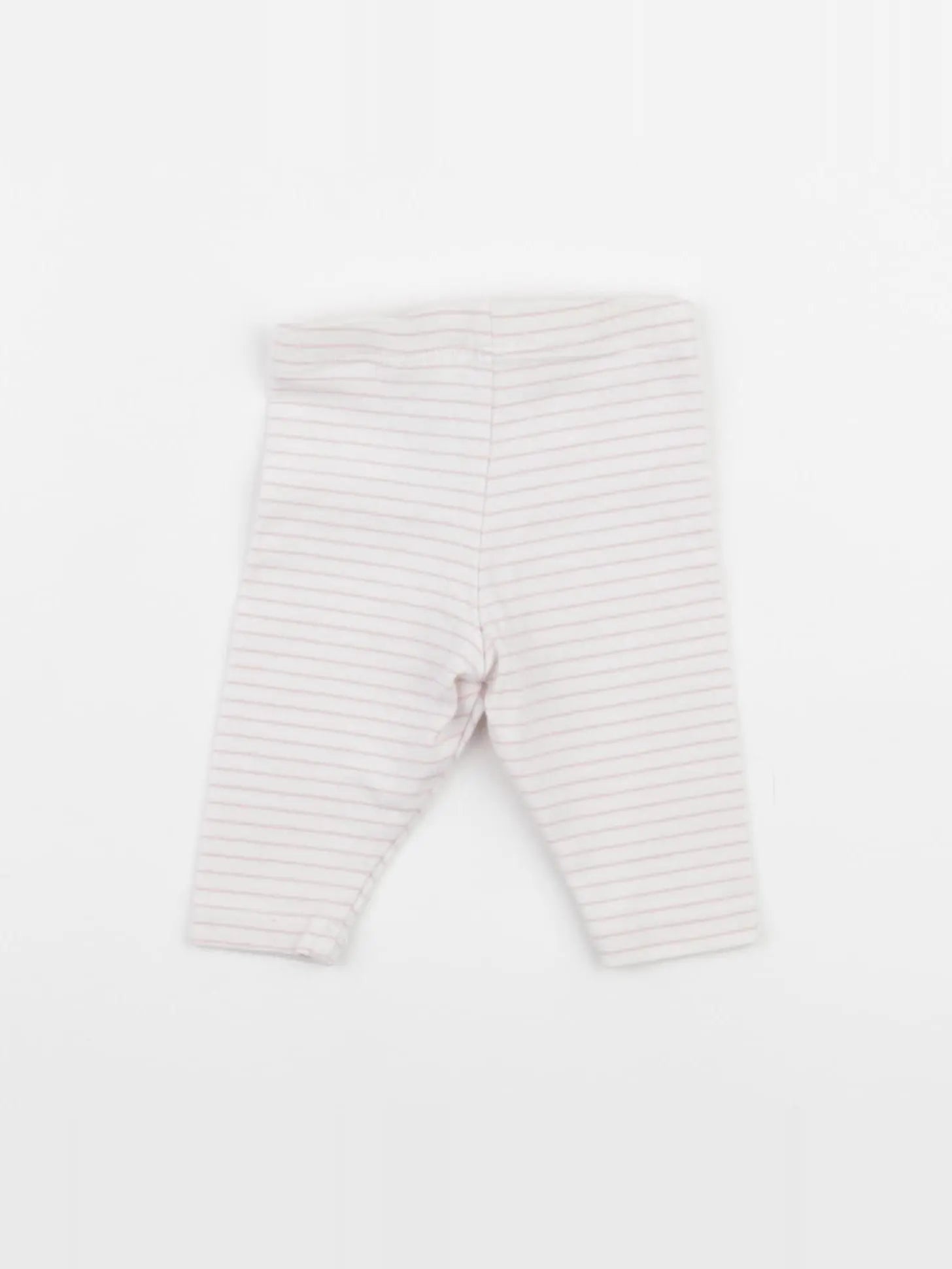H&M - legging blanc, rose - 0/1 mois