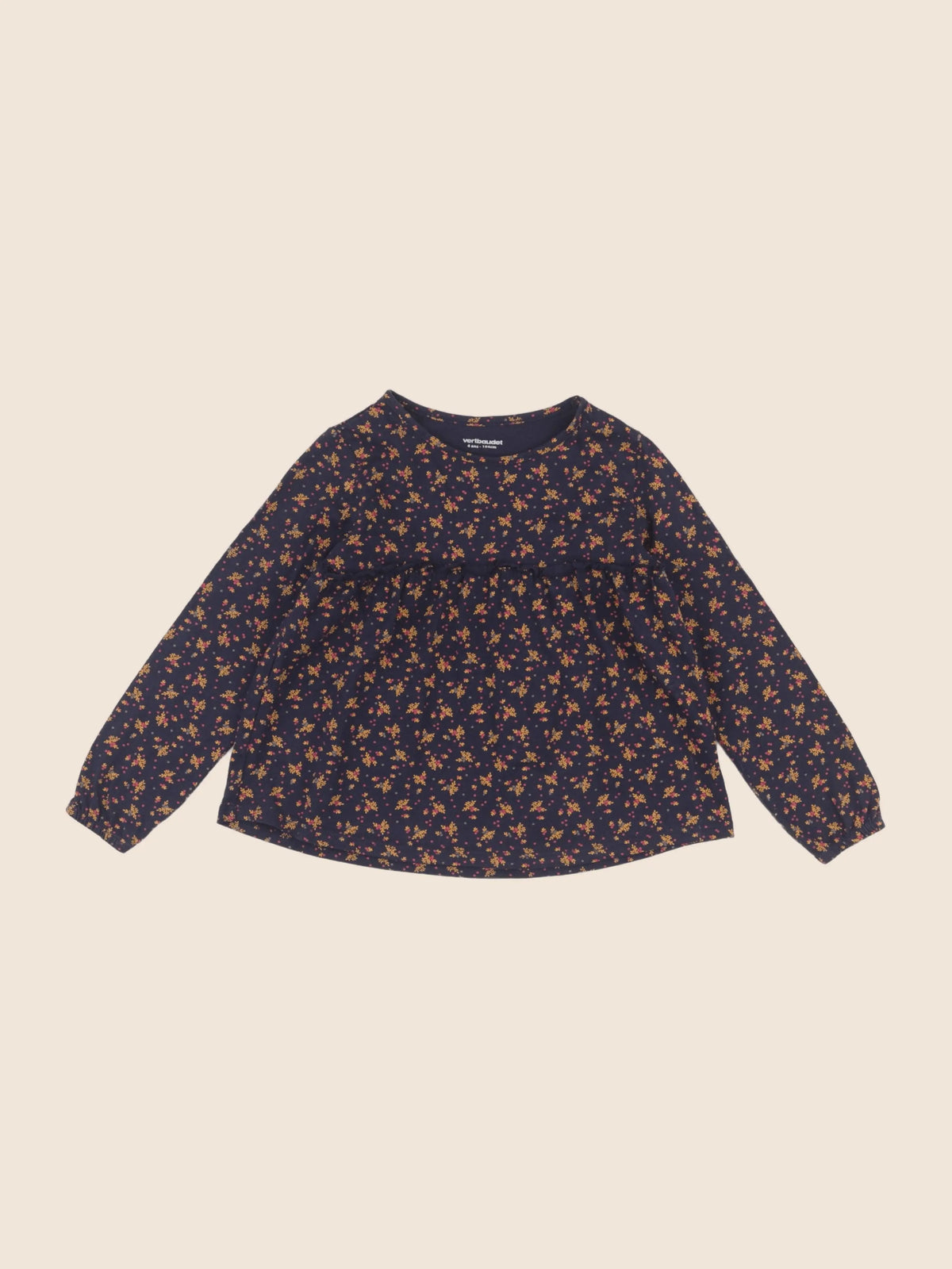Vertbaudet - tee-shirt bleu - 4 ans