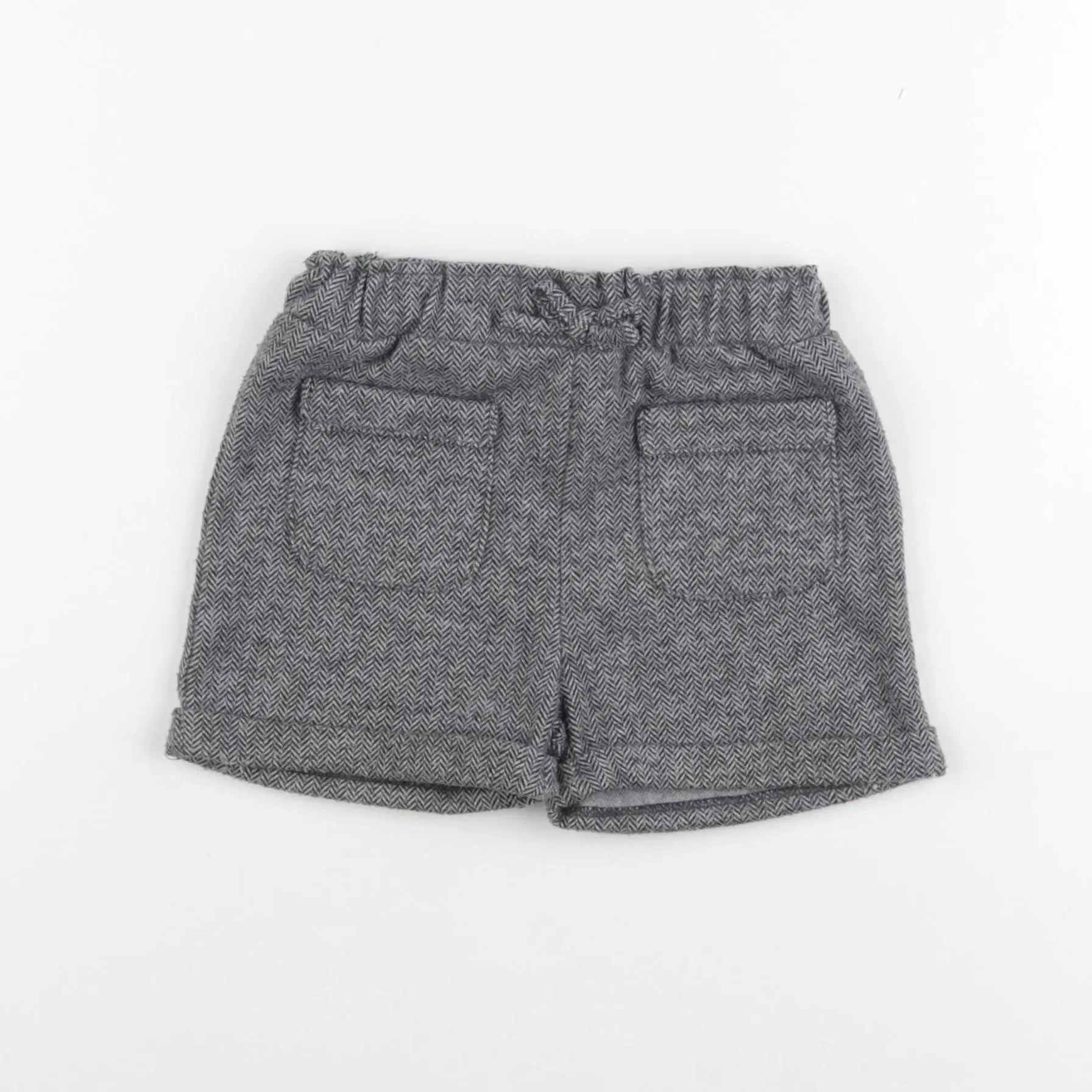 Vertbaudet - short noir - 18 mois