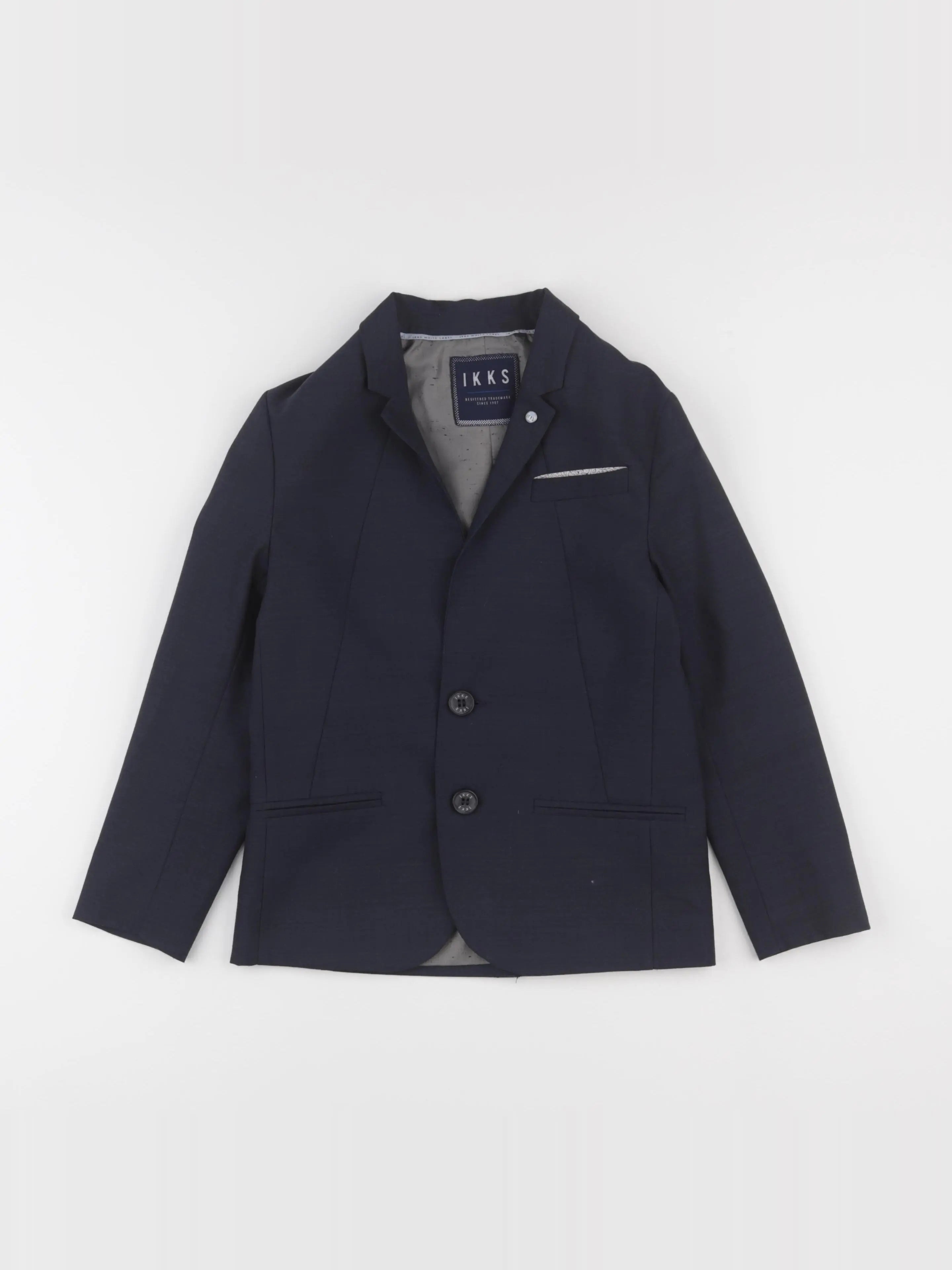 IKKS - veste bleu - 8 ans