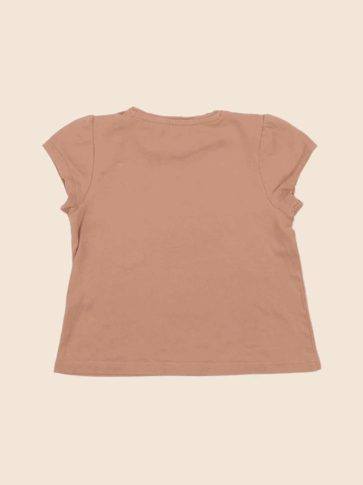 Vertbaudet - tee-shirt marron - 24 mois