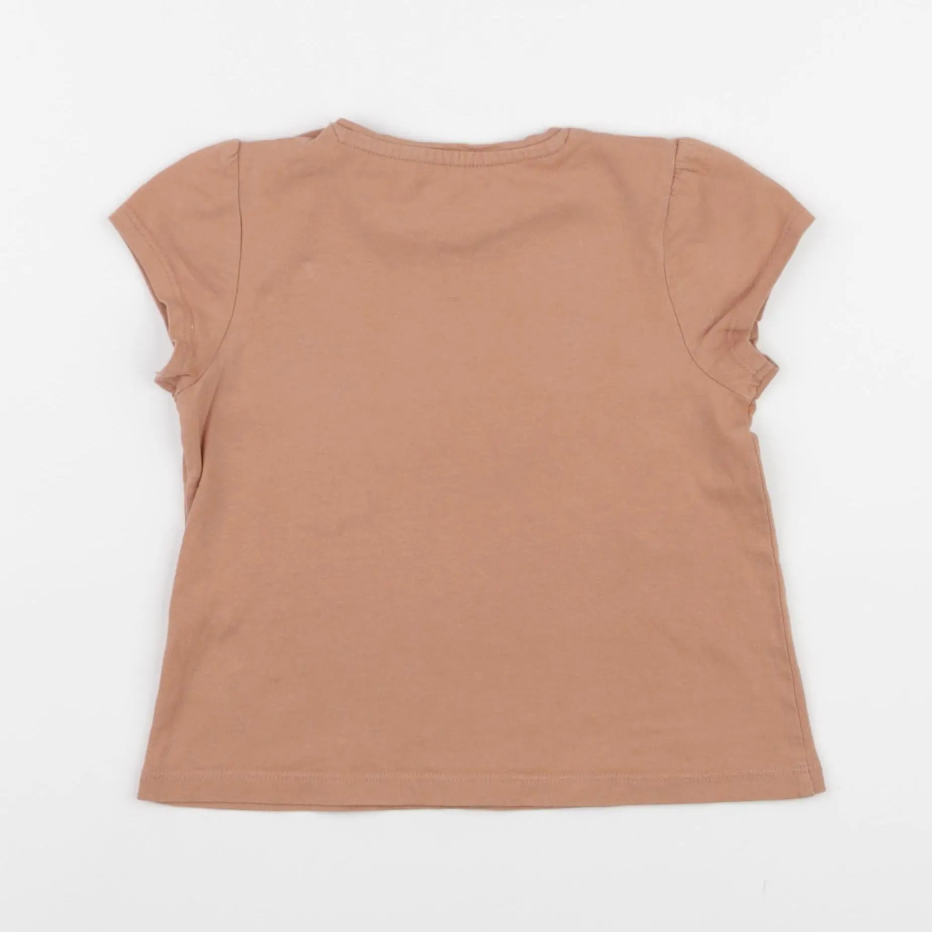 Vertbaudet - tee-shirt marron - 24 mois