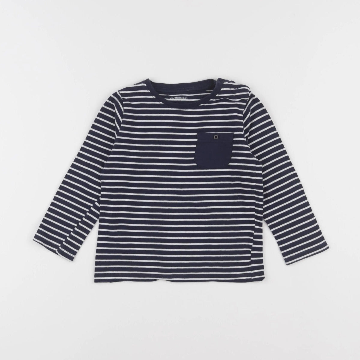 Vertbaudet - tee-shirt bleu - 2 ans