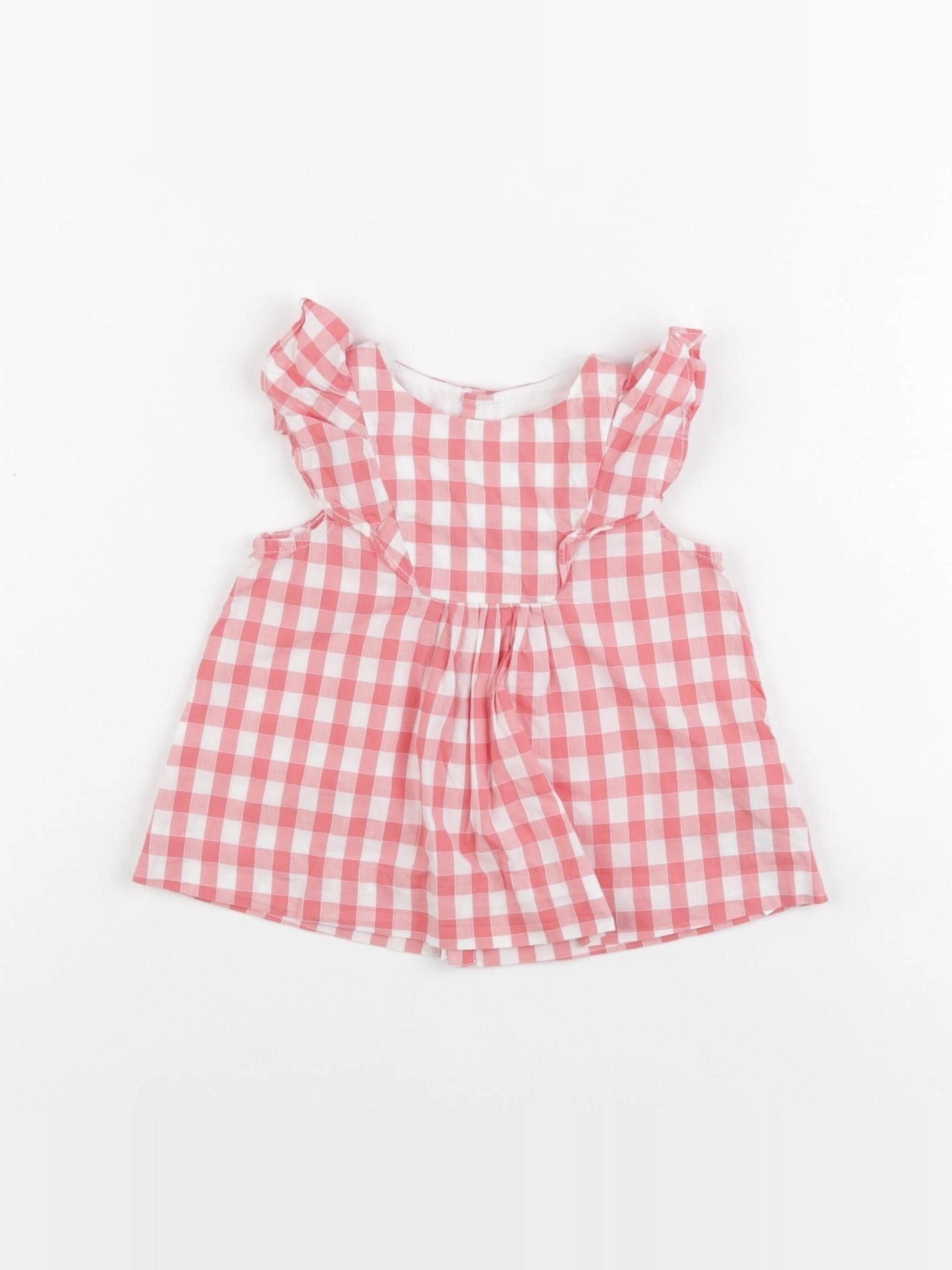 Jacadi - blouse rose - 12 mois