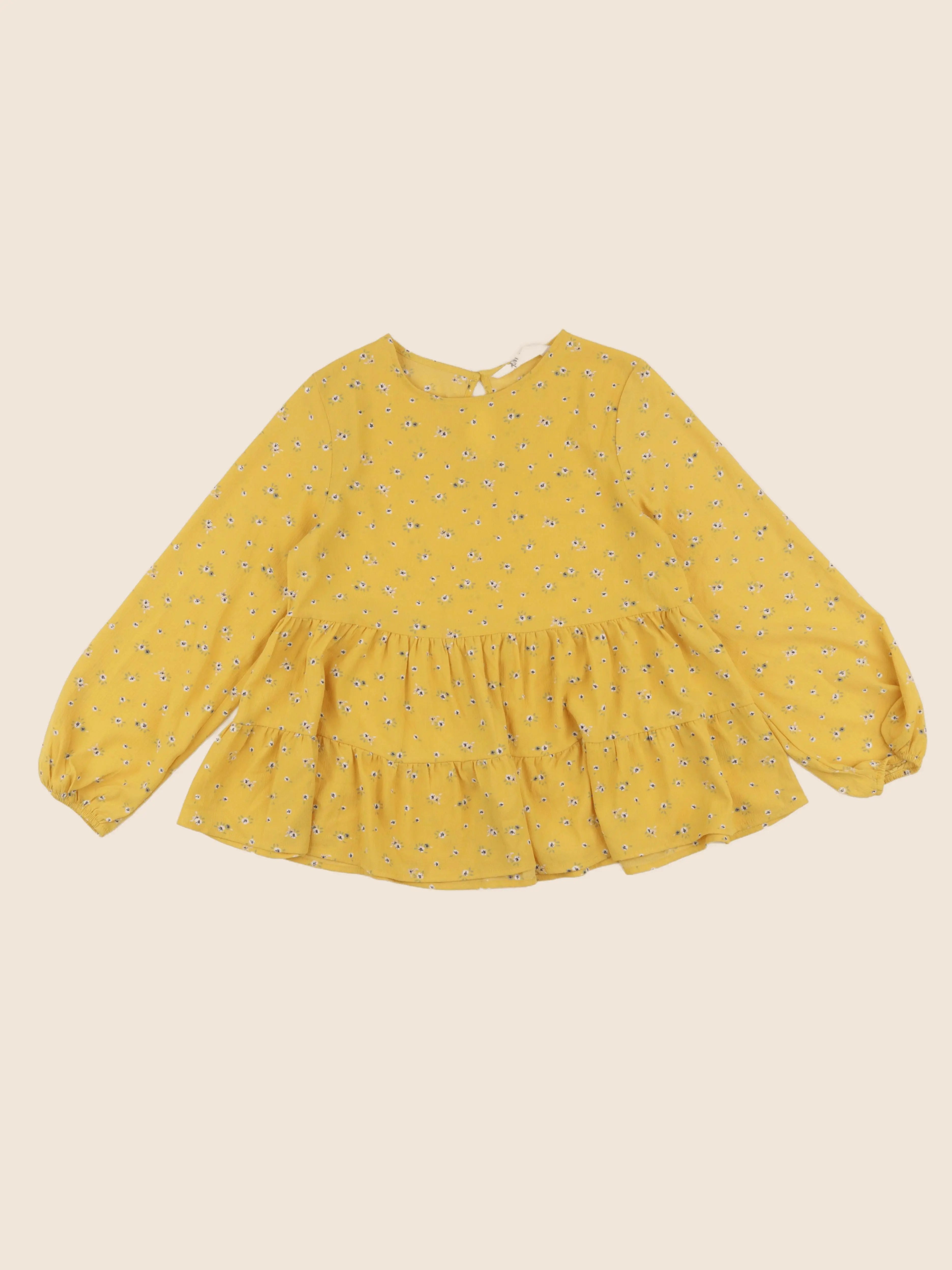H&M - blouse jaune - 12 ans