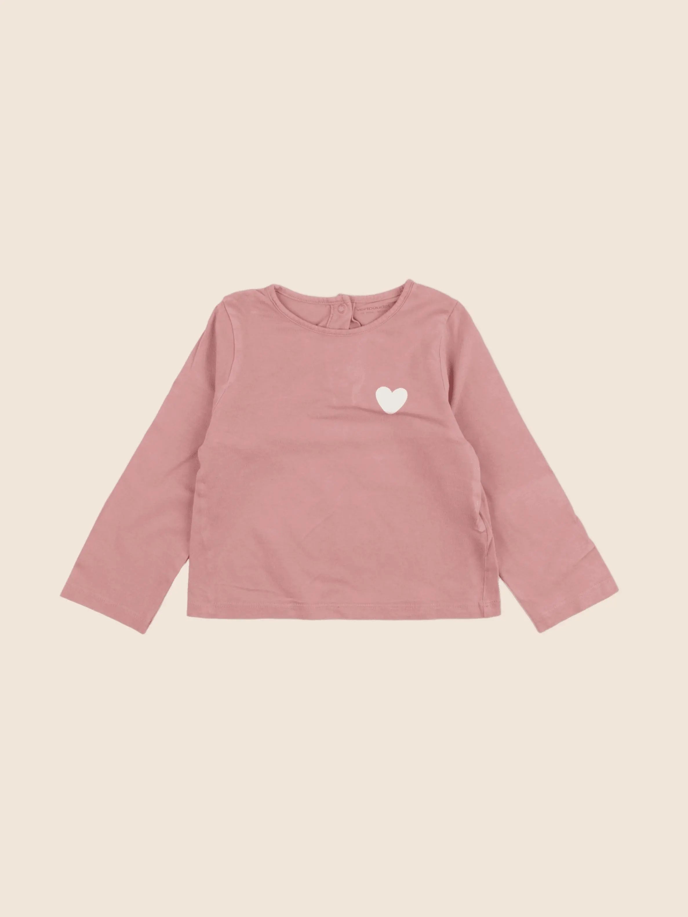 Vertbaudet - tee-shirt rose - 24 mois
