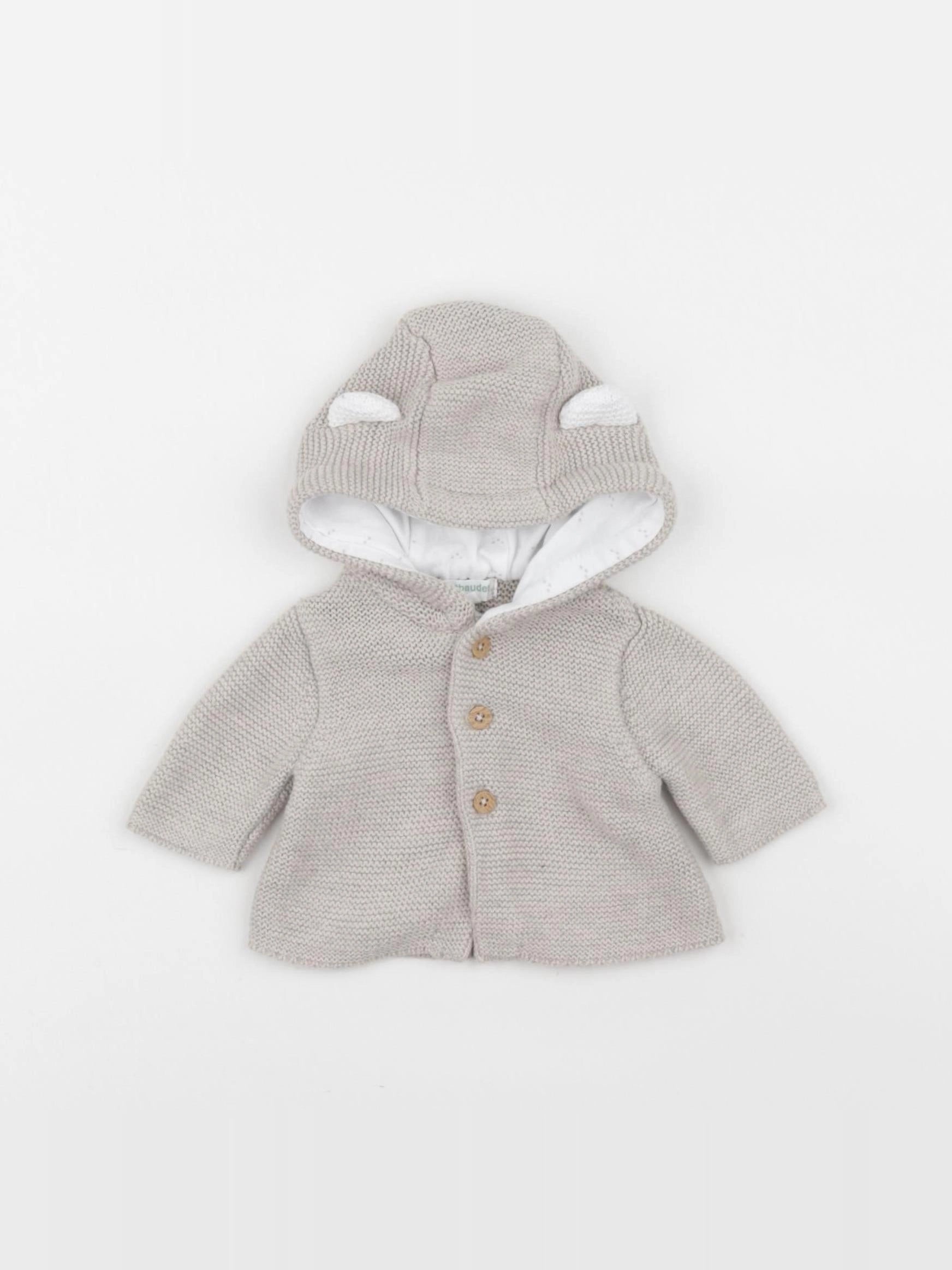 Vertbaudet - gilet beige - Prématuré