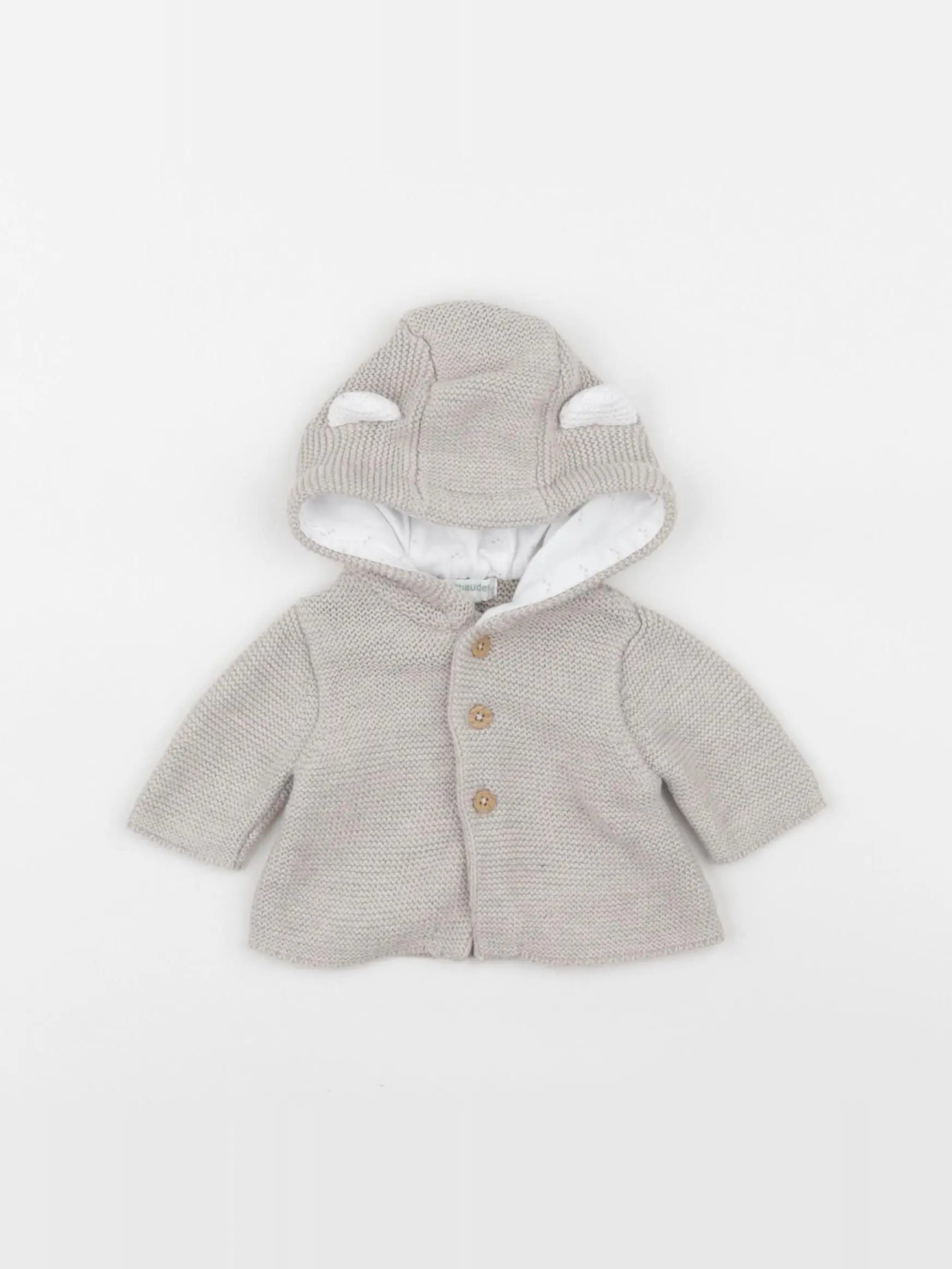 Vertbaudet - gilet beige - Prématuré