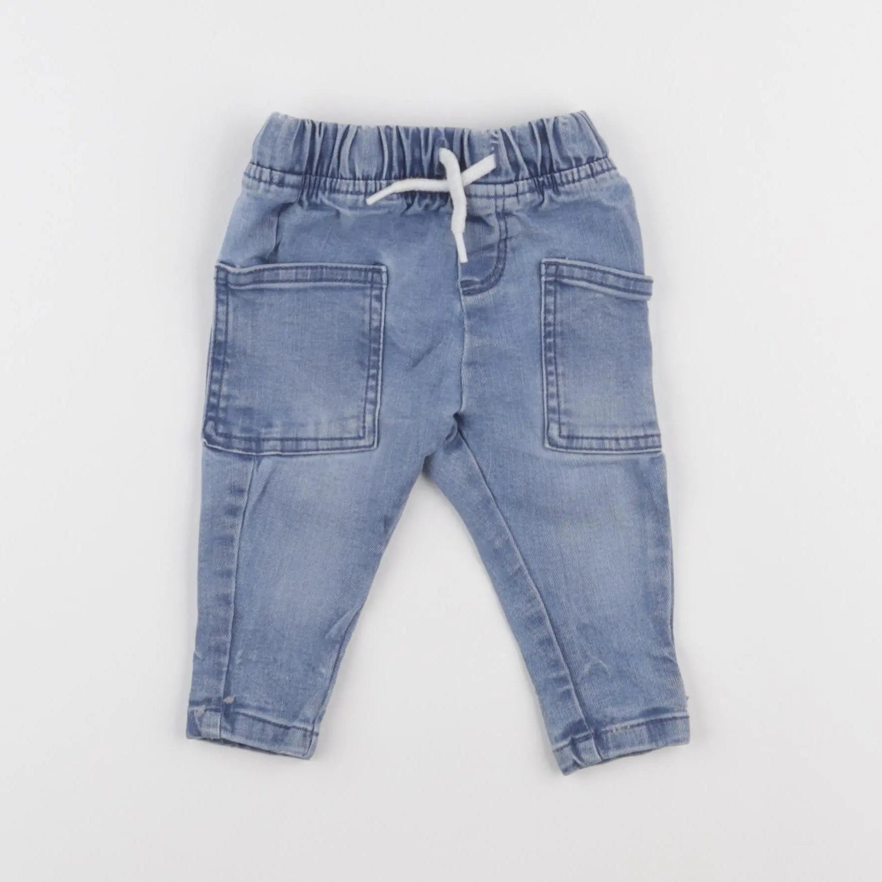 Vertbaudet - jean bleu - 3 mois