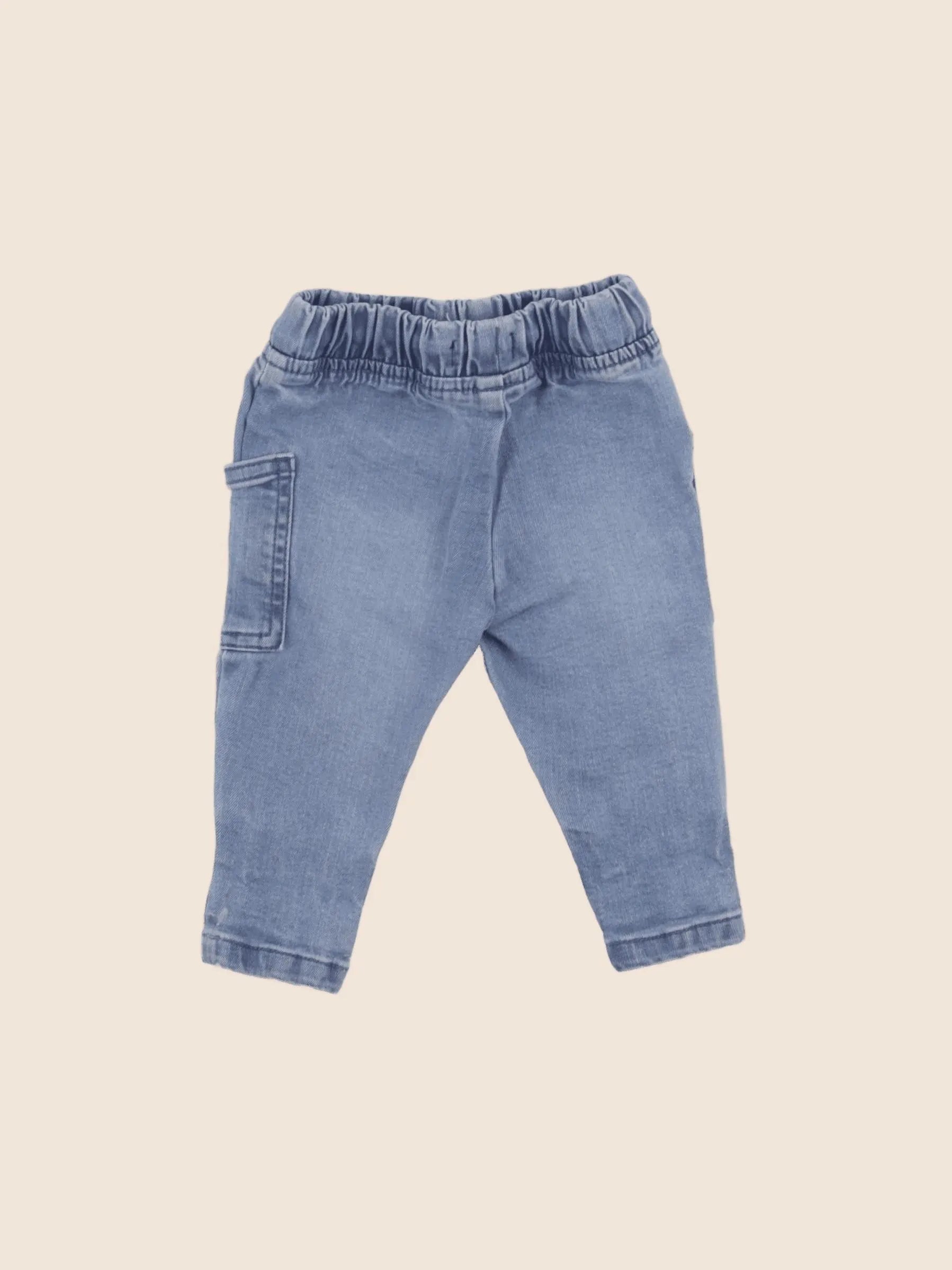 Vertbaudet - jean bleu - 3 mois